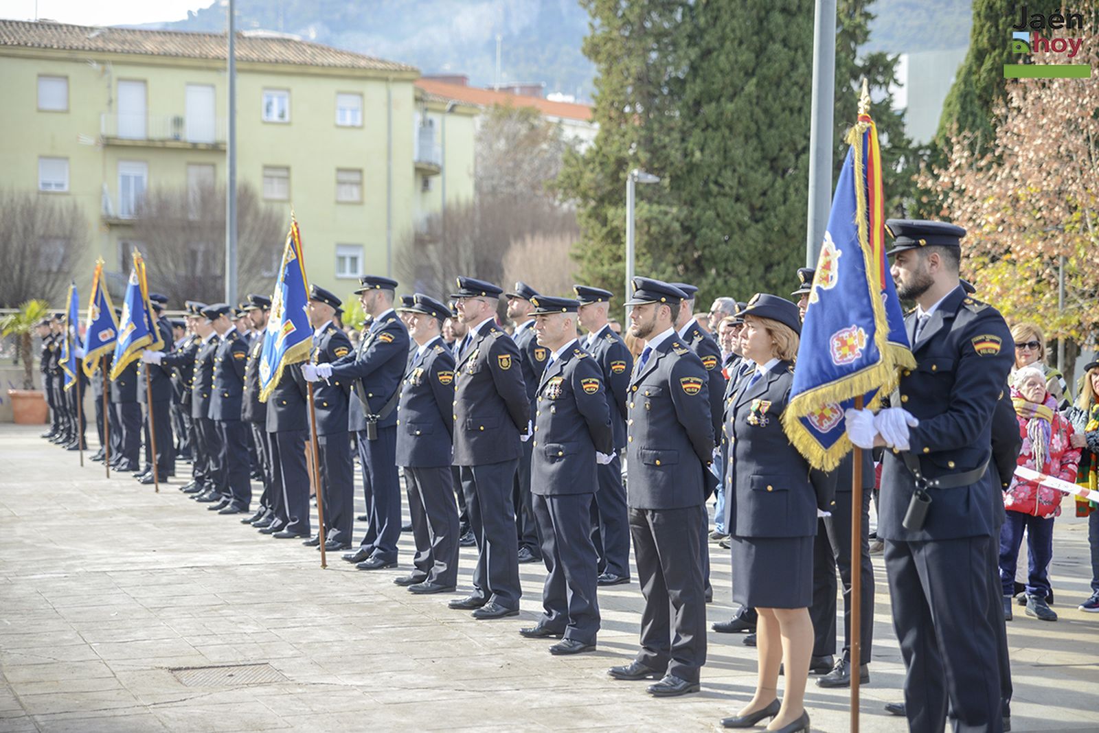 Celebración del bicentenario de la Policía Nacional en Jaén.
