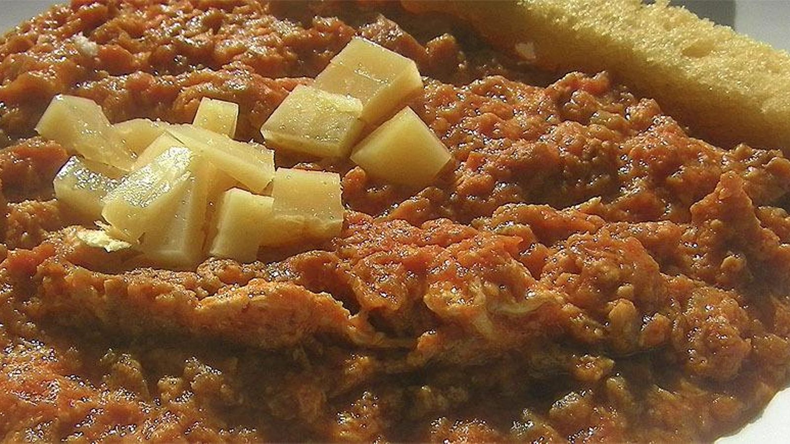 Revuelto de berenjenas del Bar Frasquito.