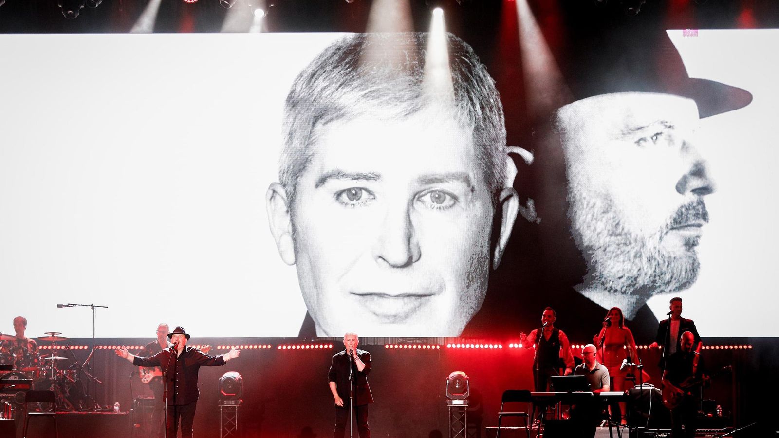 Pecos durante su actuación en Concert Music Festival