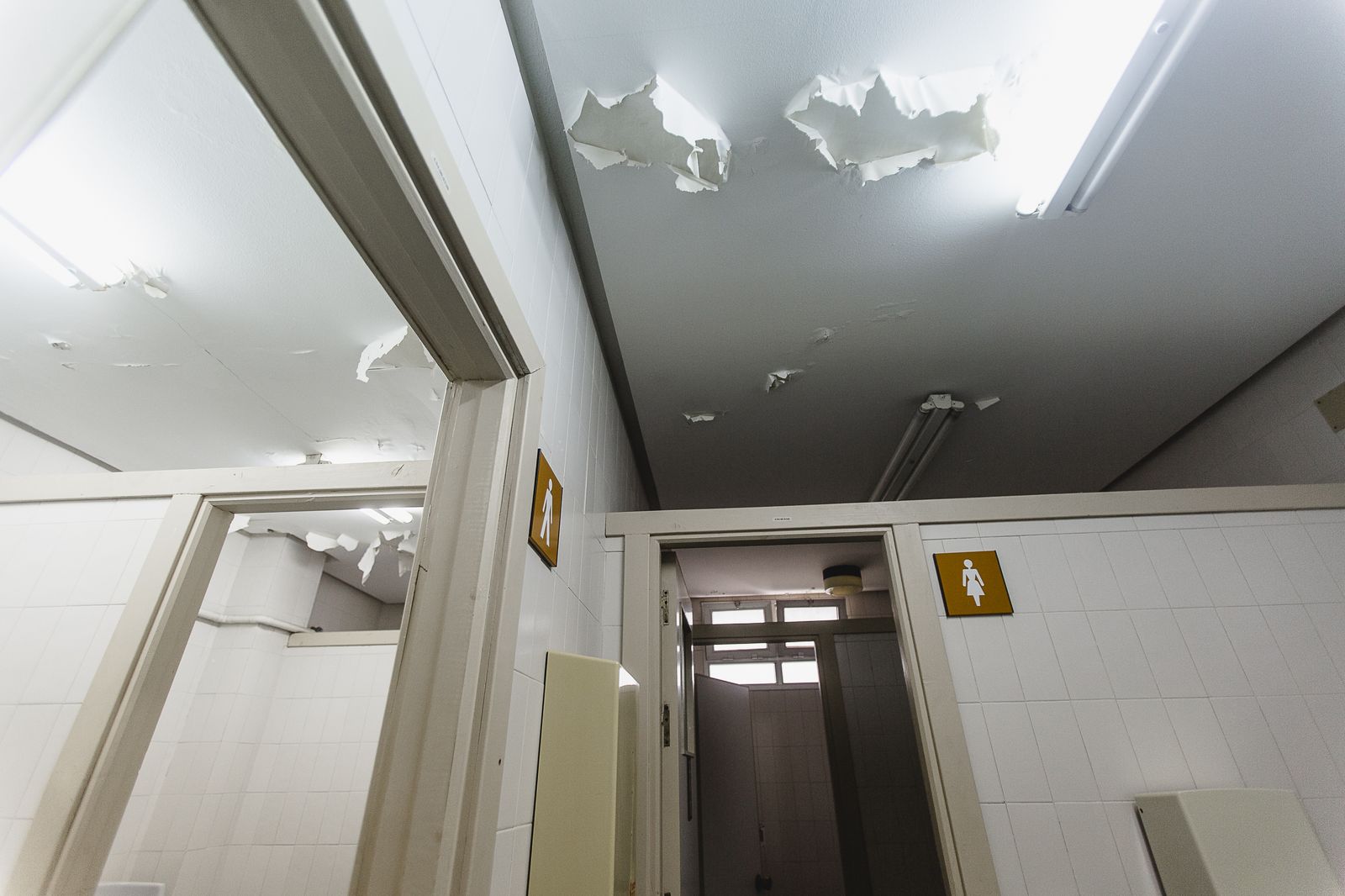 Estado actual de las instalaciones de la Facultad de Ciencias de la Educación