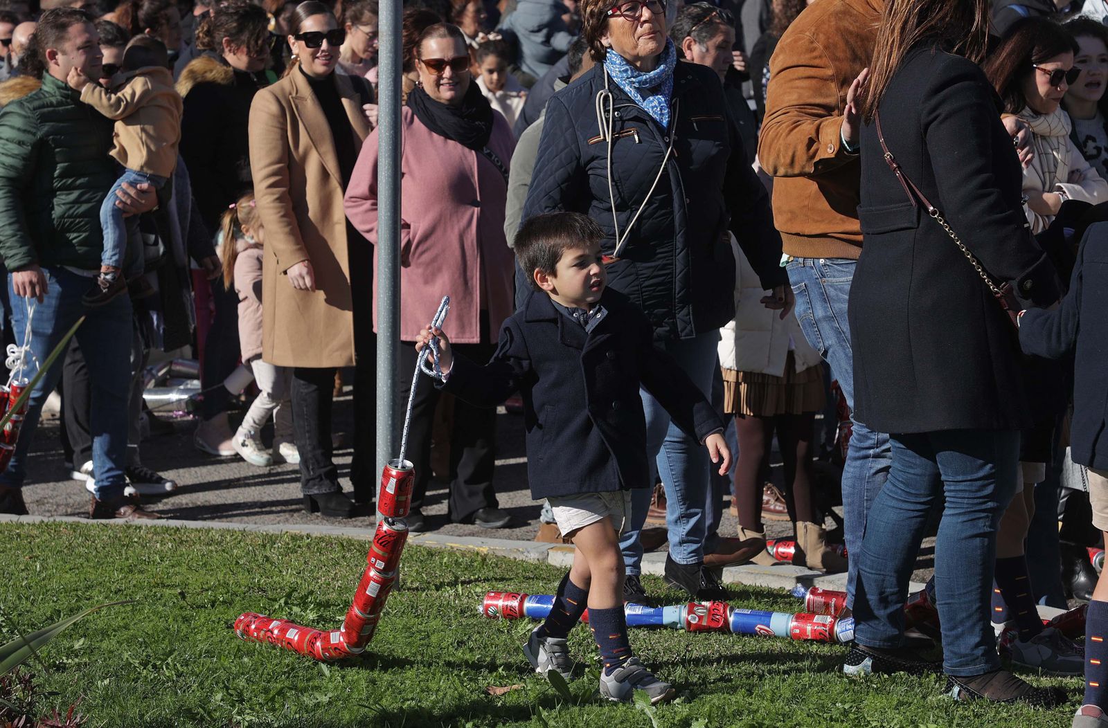 Fotos del arrastre de latas en Algeciras