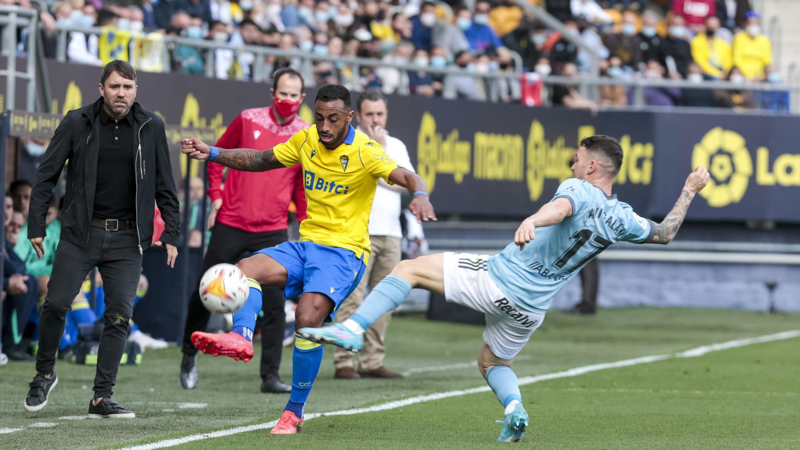 Las imágenes del partido entre el Cádiz y el Celta