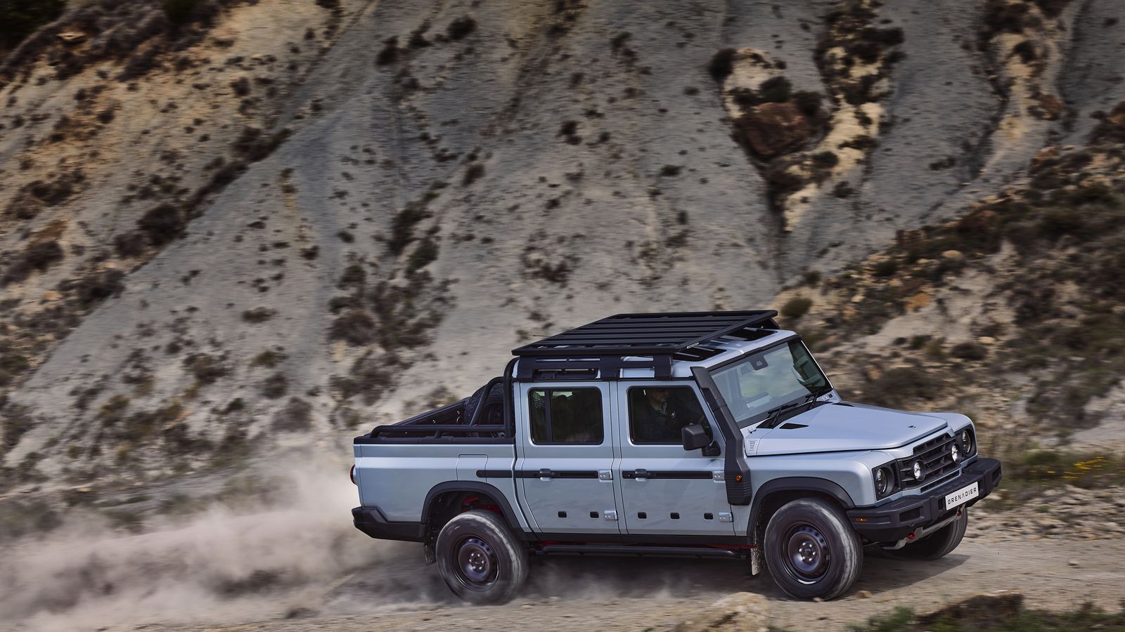 La mejor cualidad del Grenadier Quartermaster es su capacidad para circular lejos del asfalto.