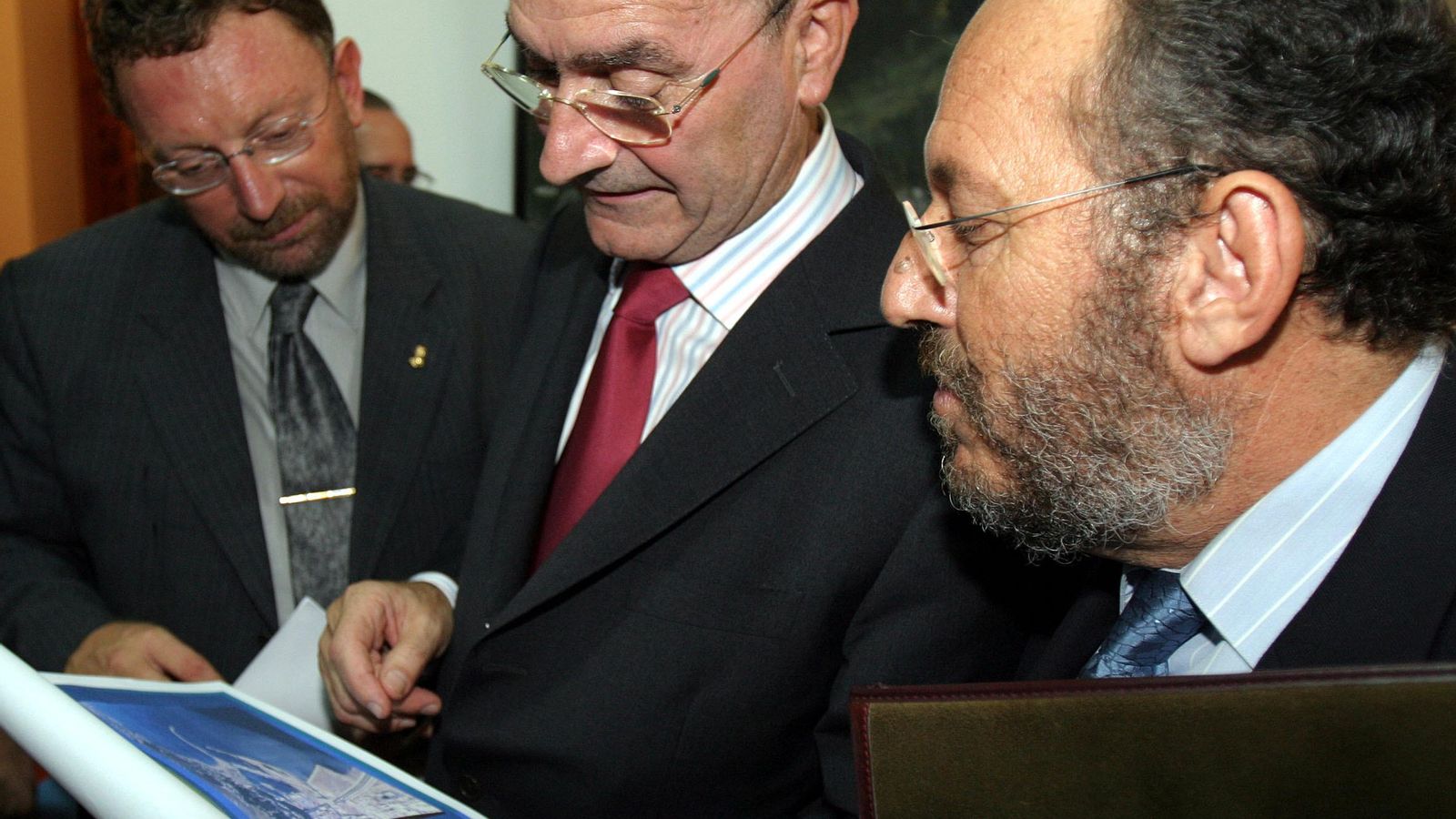 Andés Gutiérrez Istria, Francisco de la Torre y Enrique Linde.