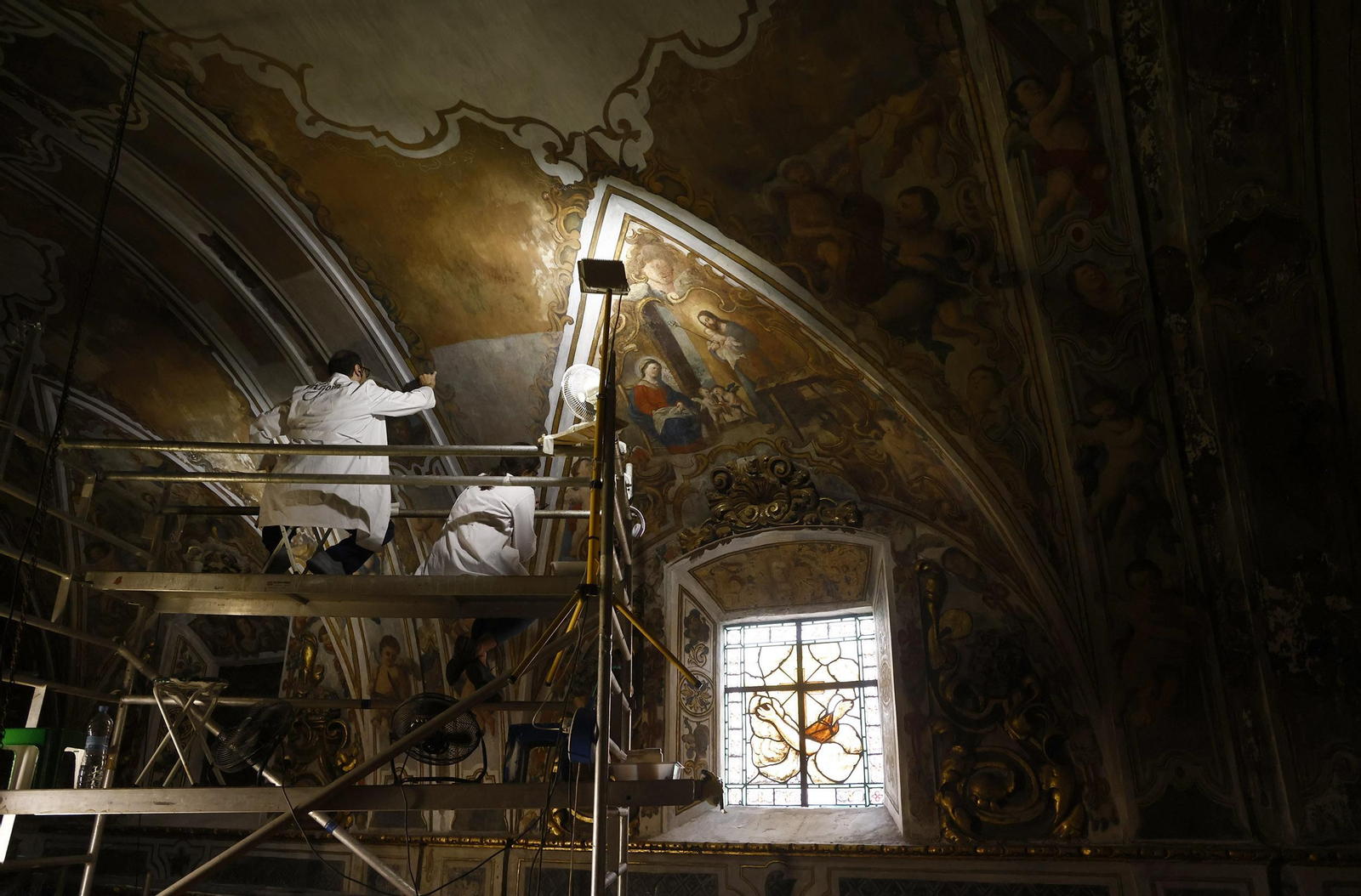 Las imágenes de la restauración de la capillita de San José