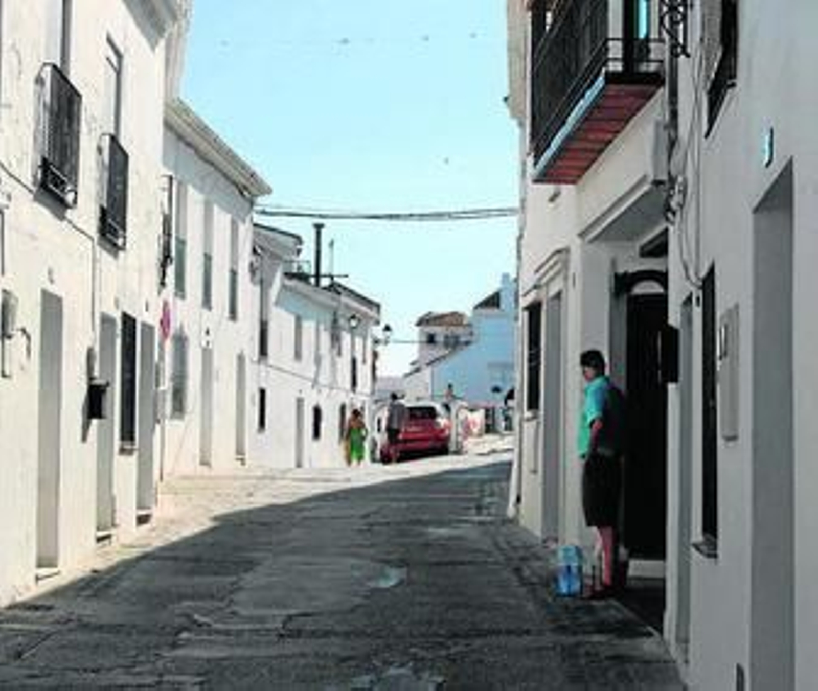 Una calle del casco histórico de Mijas.