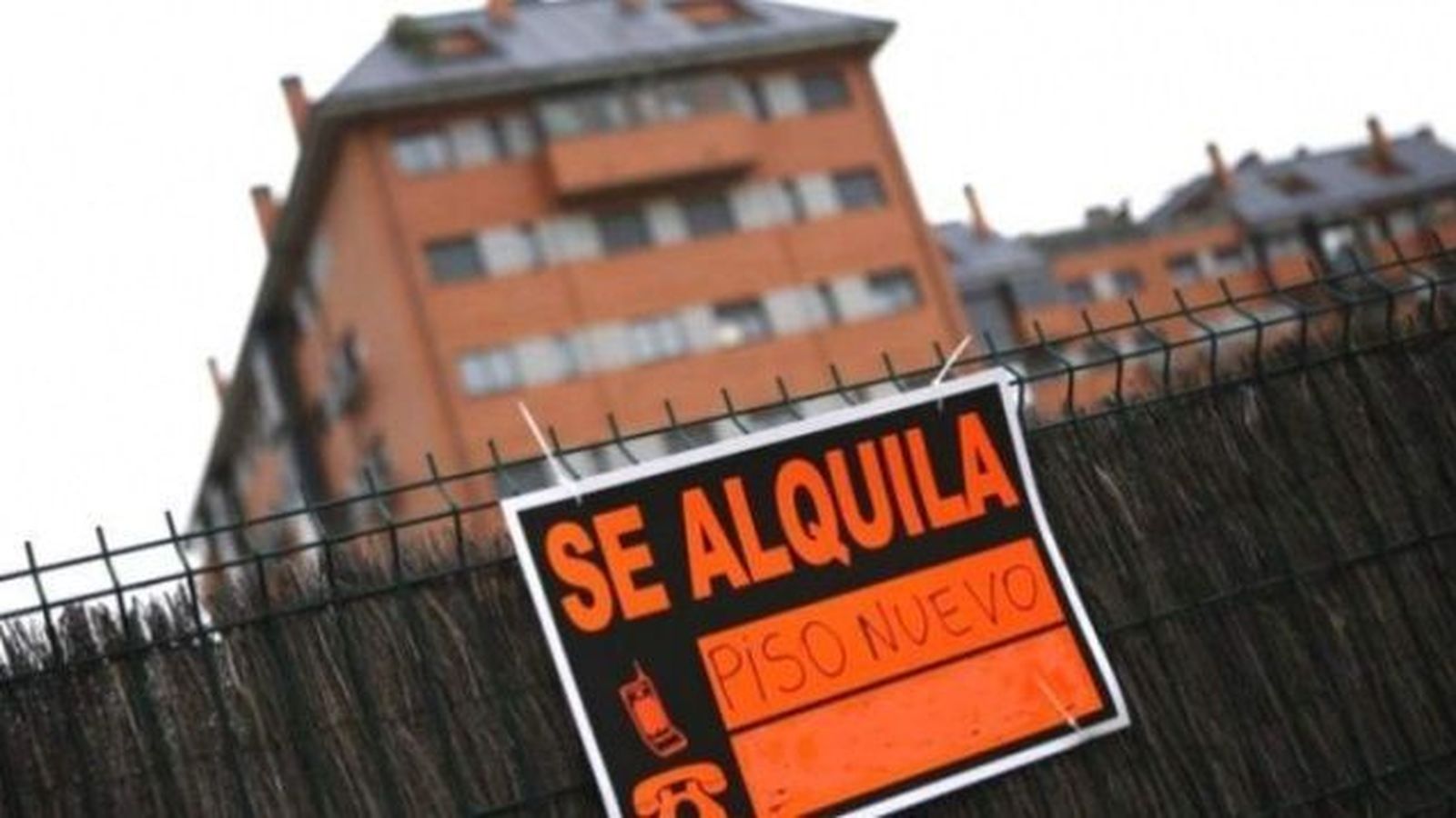 Una vivienda en alquiler.