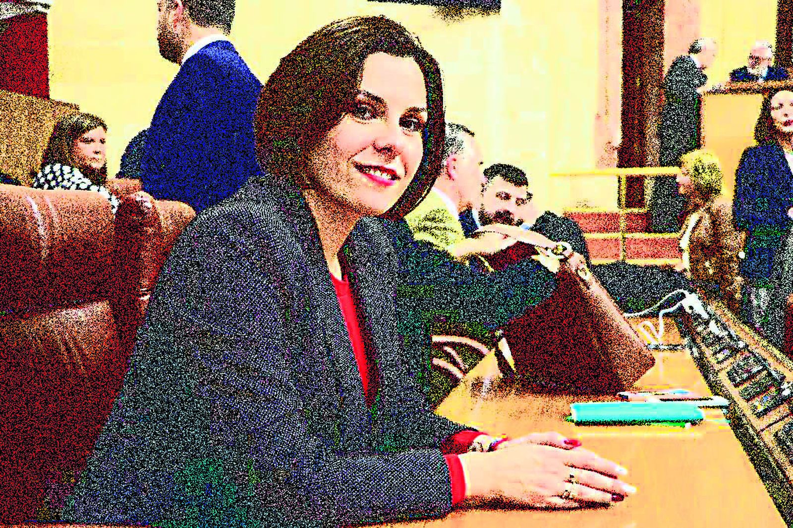 Lopera en el Parlamento andaluz