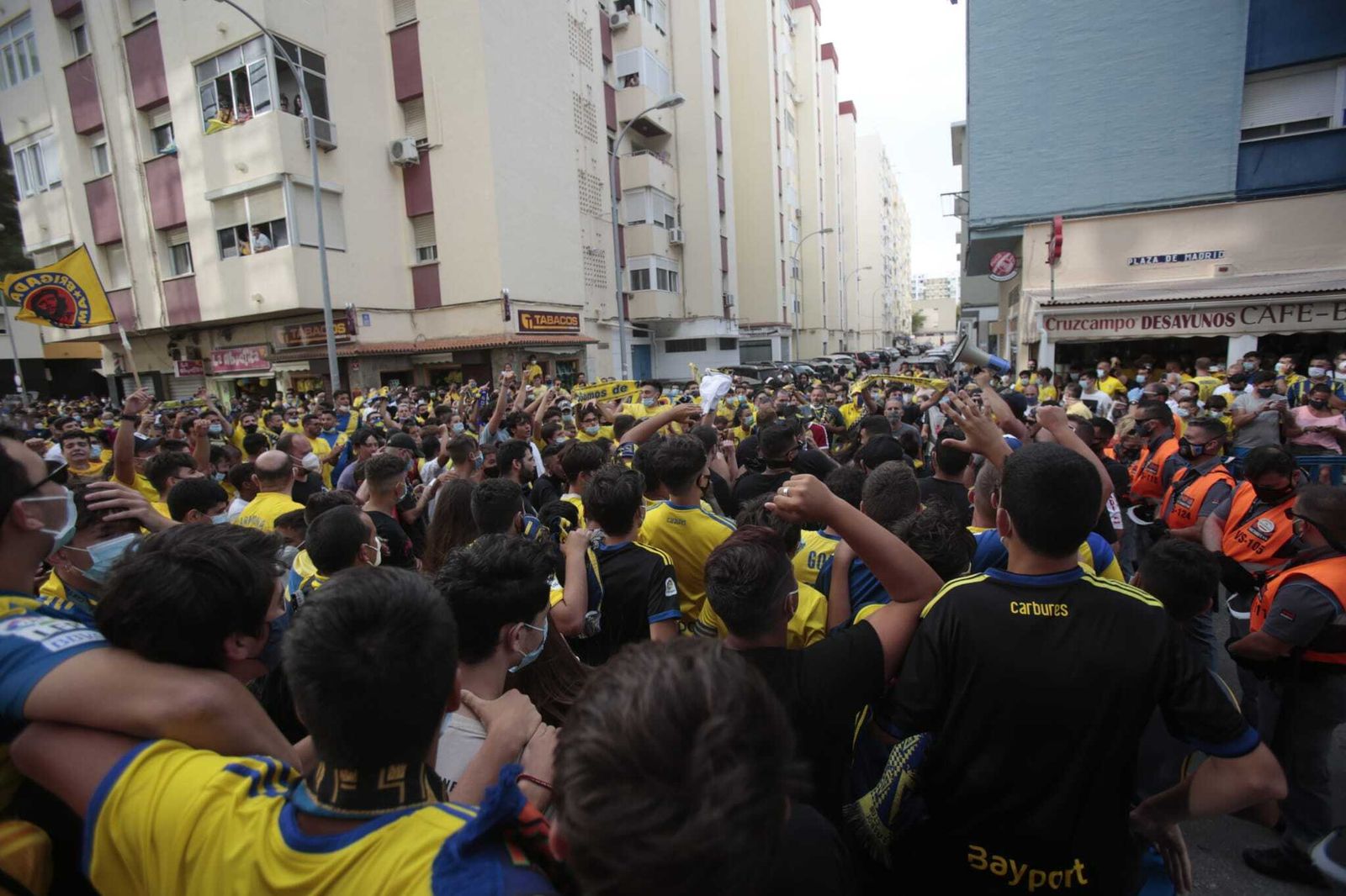 Las imágenes de la previa en los alrededores de Carranza