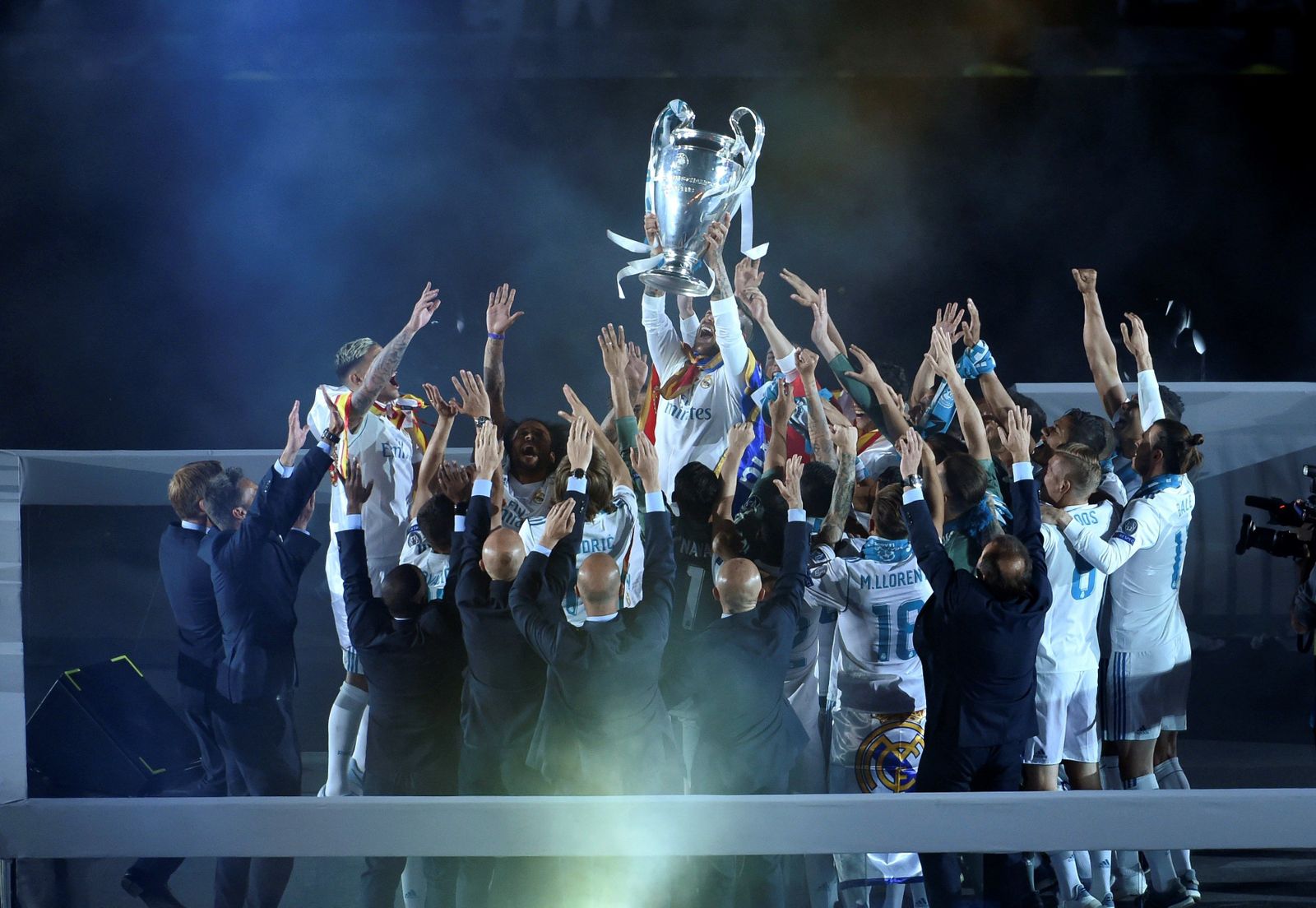 El Real Madrid celebra su decimotercera Champions
