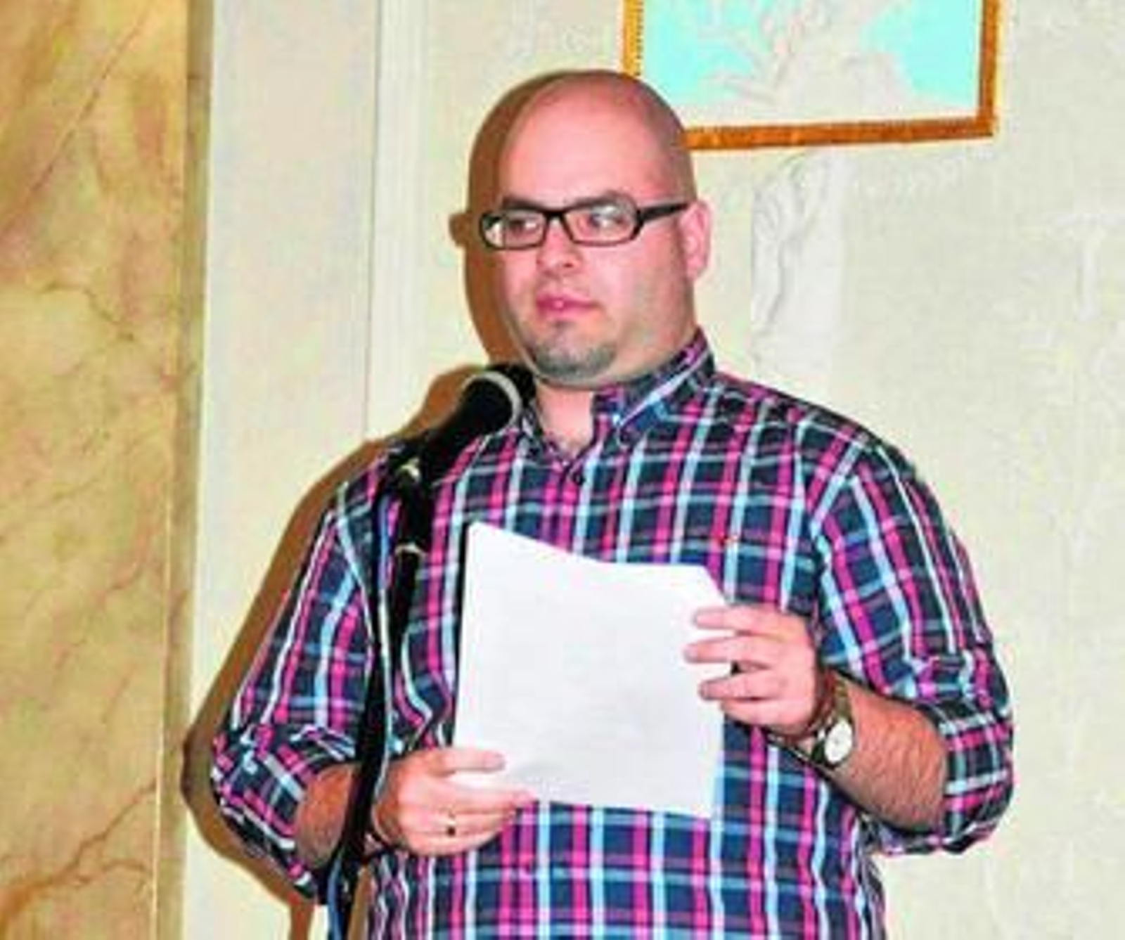 Julio Francisco González, presidente del Ateneo Musical de Almería.