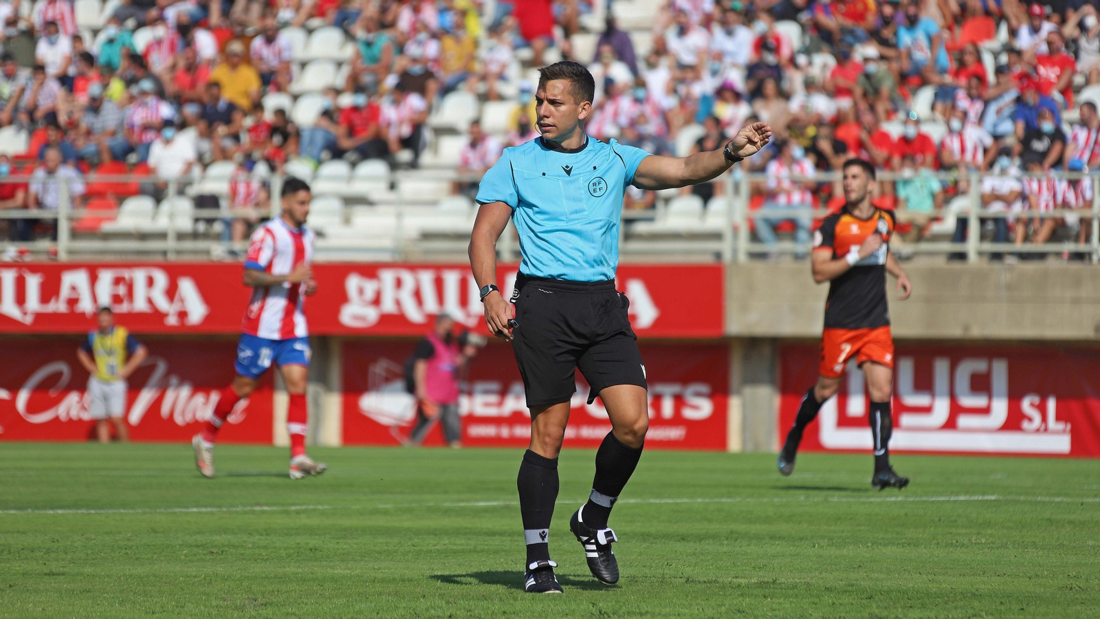 Martínez Montalbán, en el Algeciras-Sabadell.