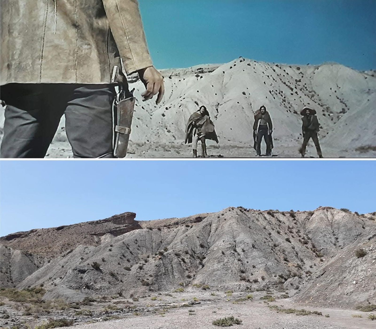 "Per il gusto di uccidere"(Cazador de recompensas)/Rambla Lanújar/Gádor/Almería/(1966-2021) Once Upon a Time, the Western in Spain Once Upon a Time, the Western in Spain Once Upon a Time, the Western in Spain "Giù la testa"(¡Agáchate, maldito!).  Sierra Alhamilla/Tabernas (Almería).