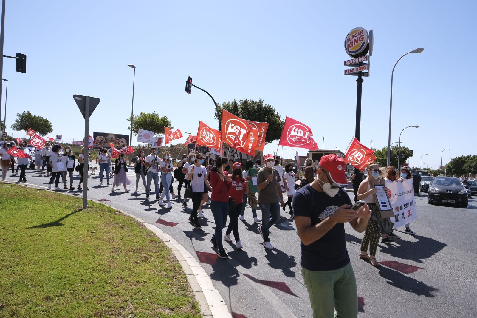Fotogalería protestas trabajadores H&M Almería