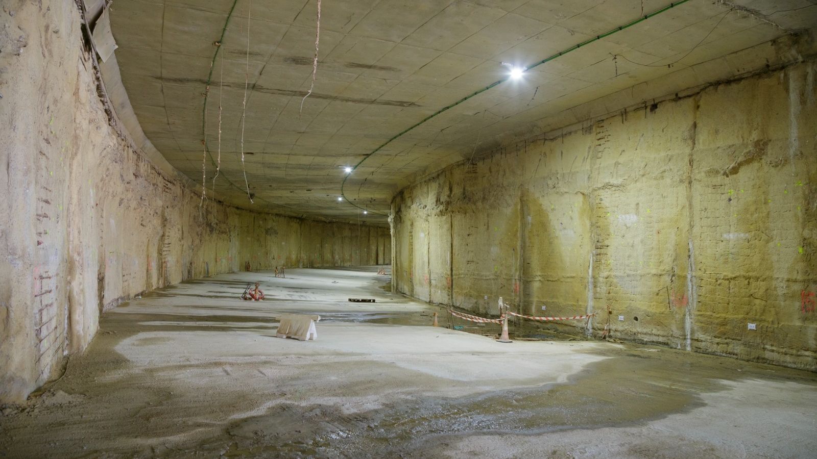 Imagen ofrecida por la APBC en la que se observa  que el túnel es ya una realidad pendiente de la subsanación de una serie de problemas