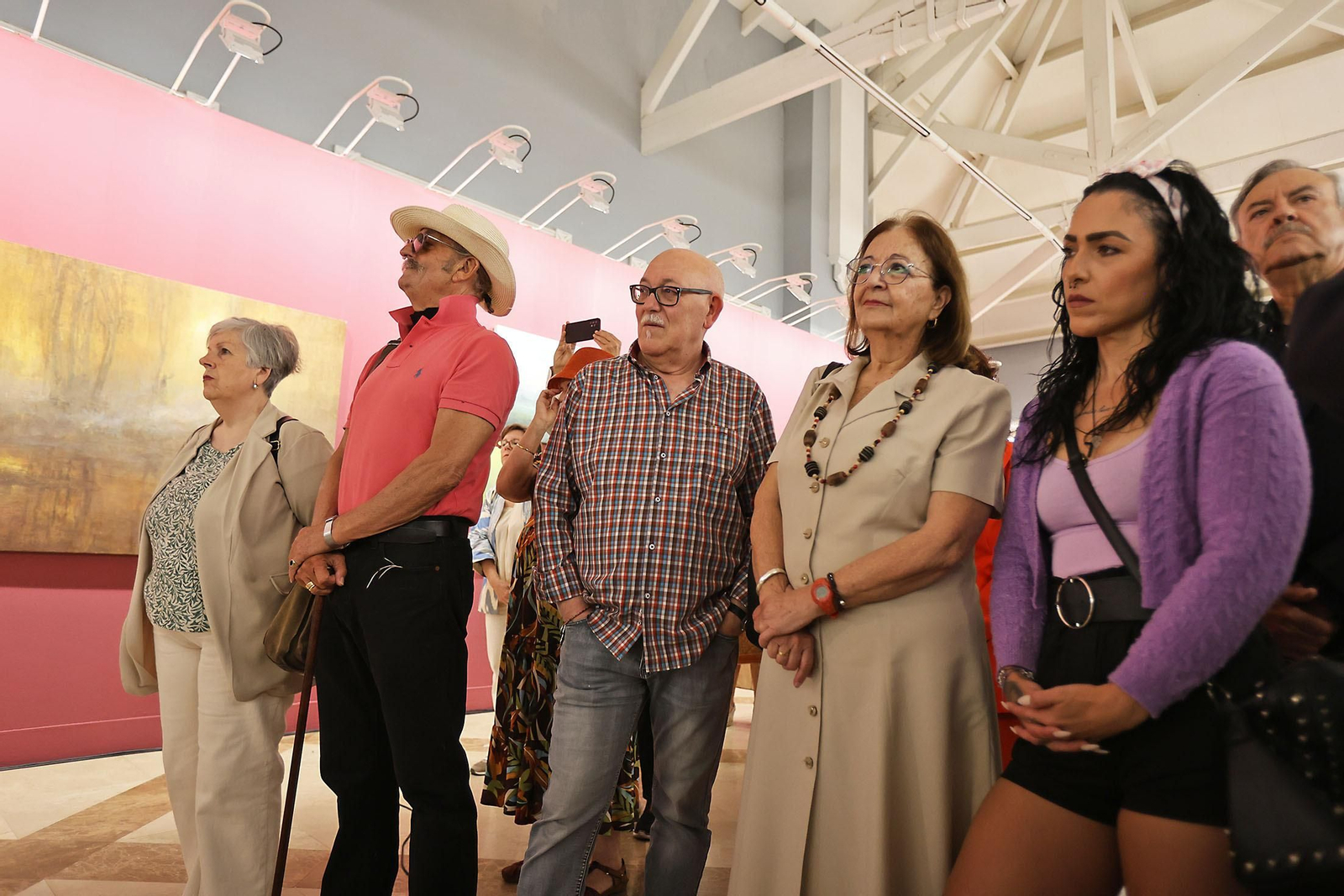 Imágenes de la inauguración de la muestra 'Camino de Perfección' del pintor Antonio Belmonte
