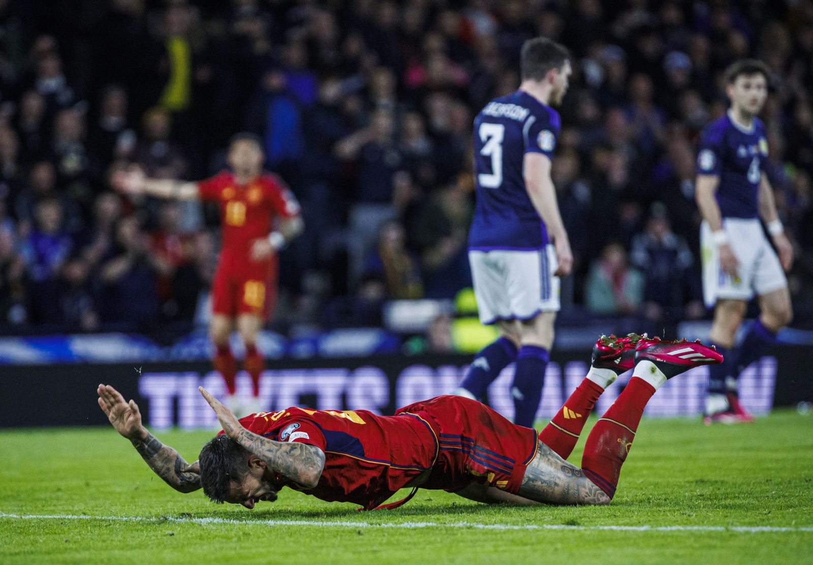 Las fotos del Escocia - España