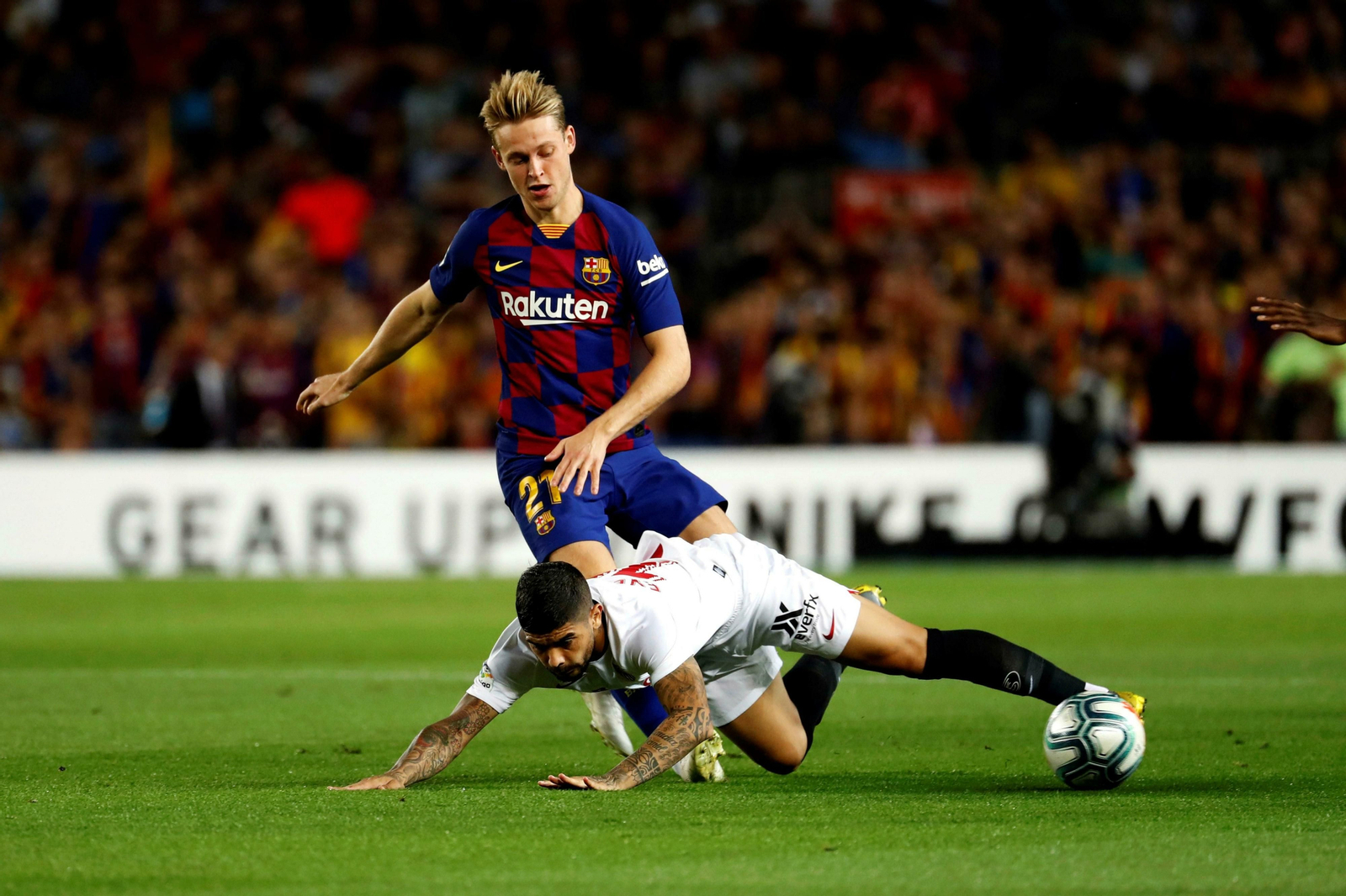 Las imágenes del Barcelona-Sevilla Las imágenes del Barcelona-Sevilla