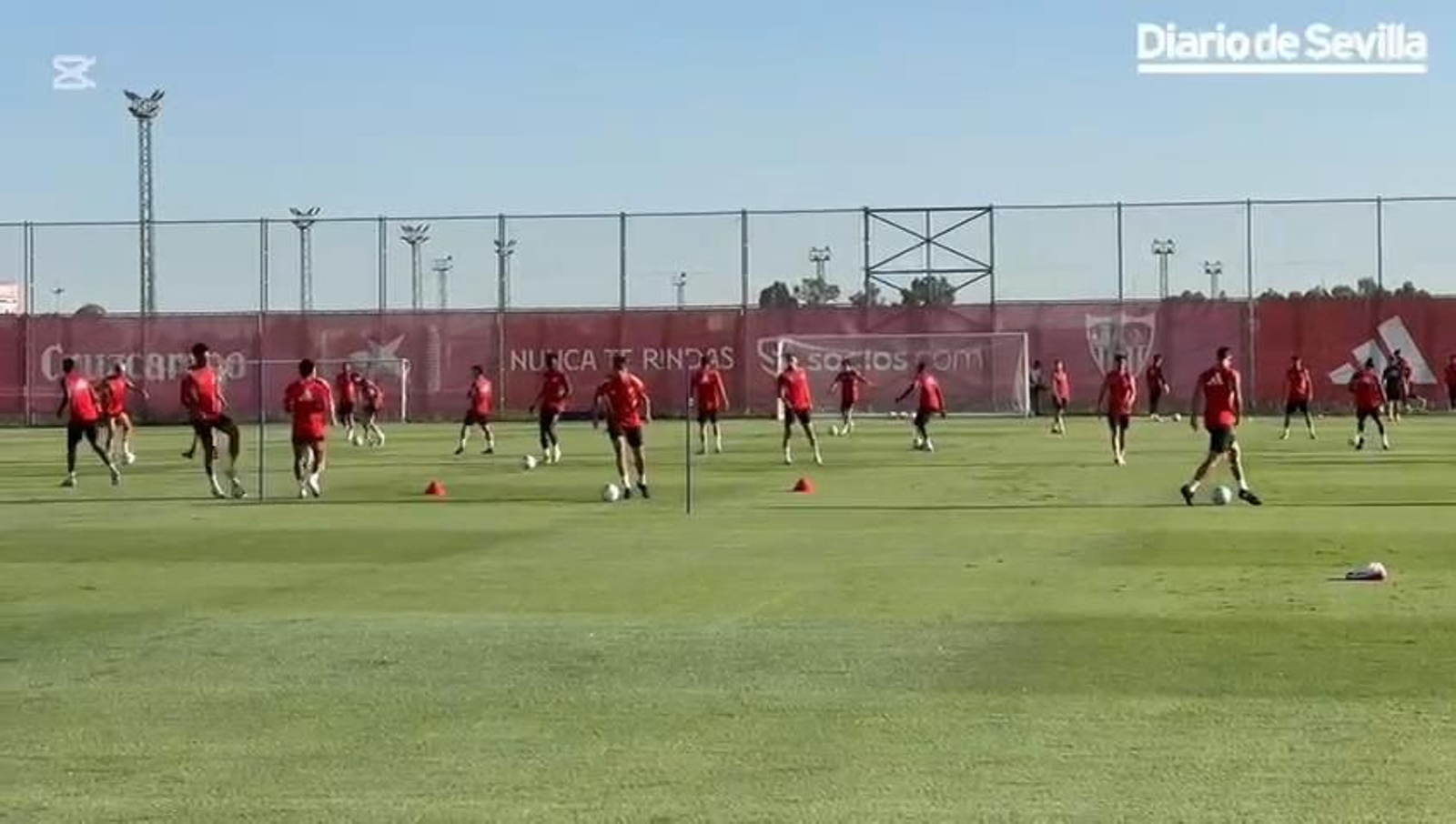 Entrenamiento Sevilla FC 18 de julio de 2025