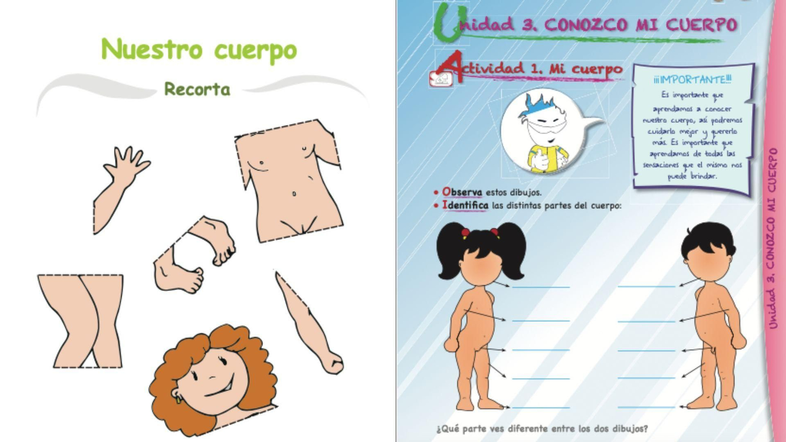 Cuadernillos de educación afectivo-sexual retirados de los colegios