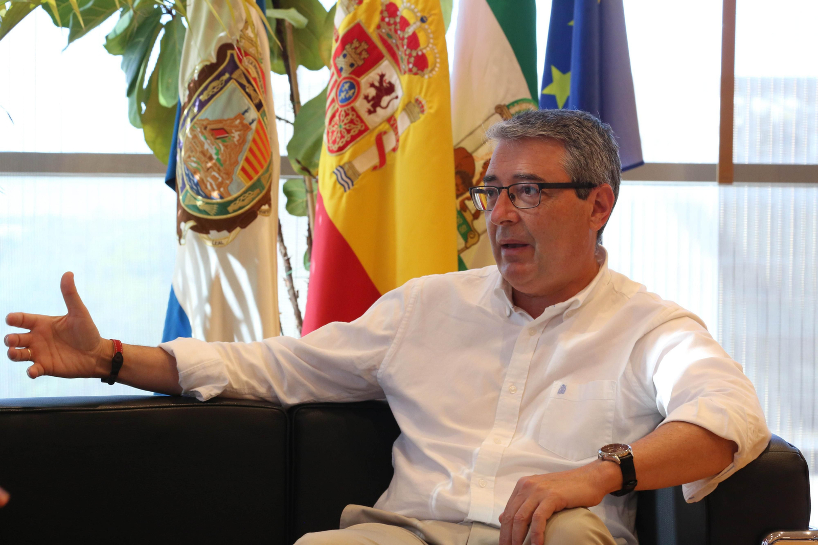 Francisco Salado, presidente de la Diputación de Málaga.