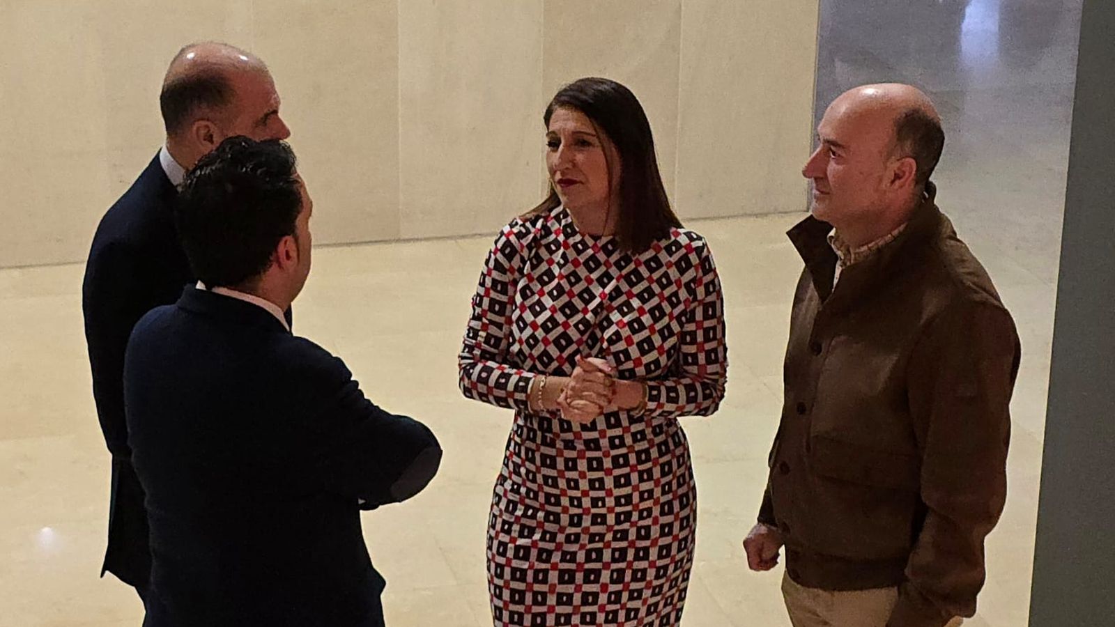 Francisco Mendoza, Chema Riquelme, Teresa Herrera y Abraham Cruz.