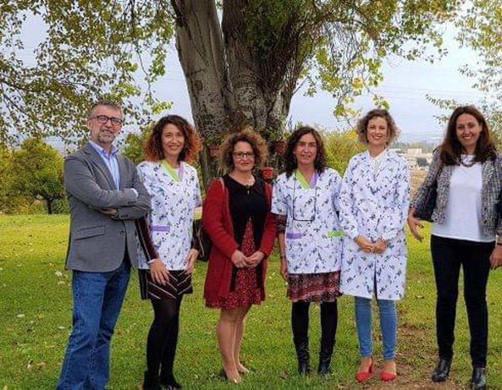 Docentes del centro de educación especial Sagrada Familia.