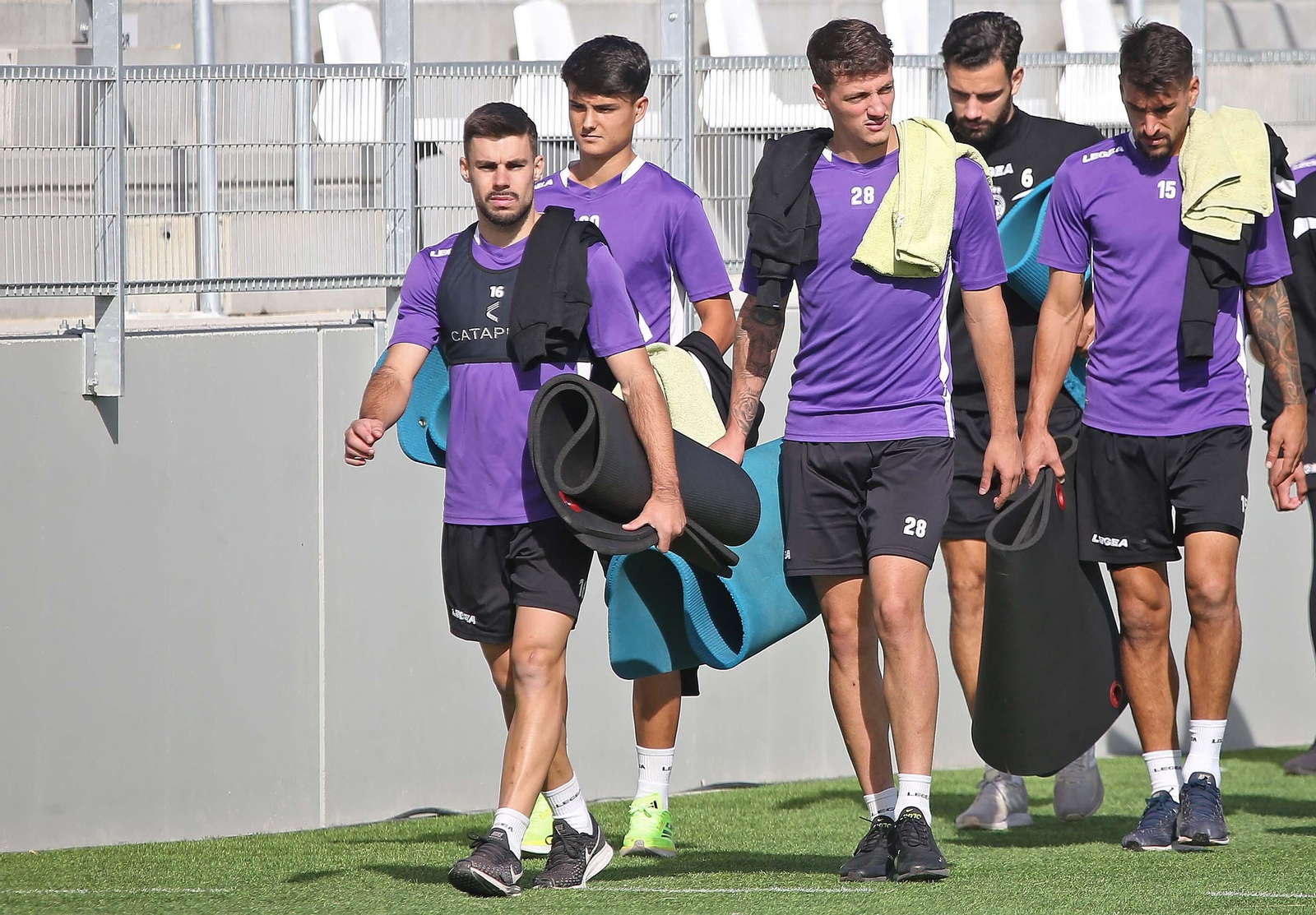 Fotos del entrenamiento de la Balona