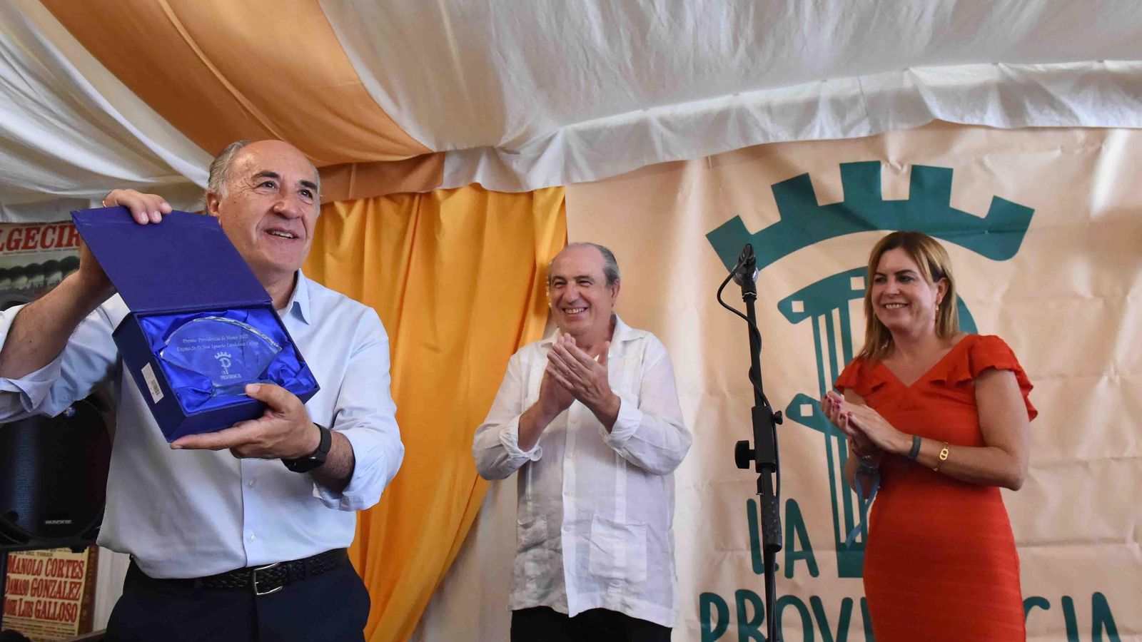 Premio otorgado a José Ignacio Landaluce por la caseta La Providencia.