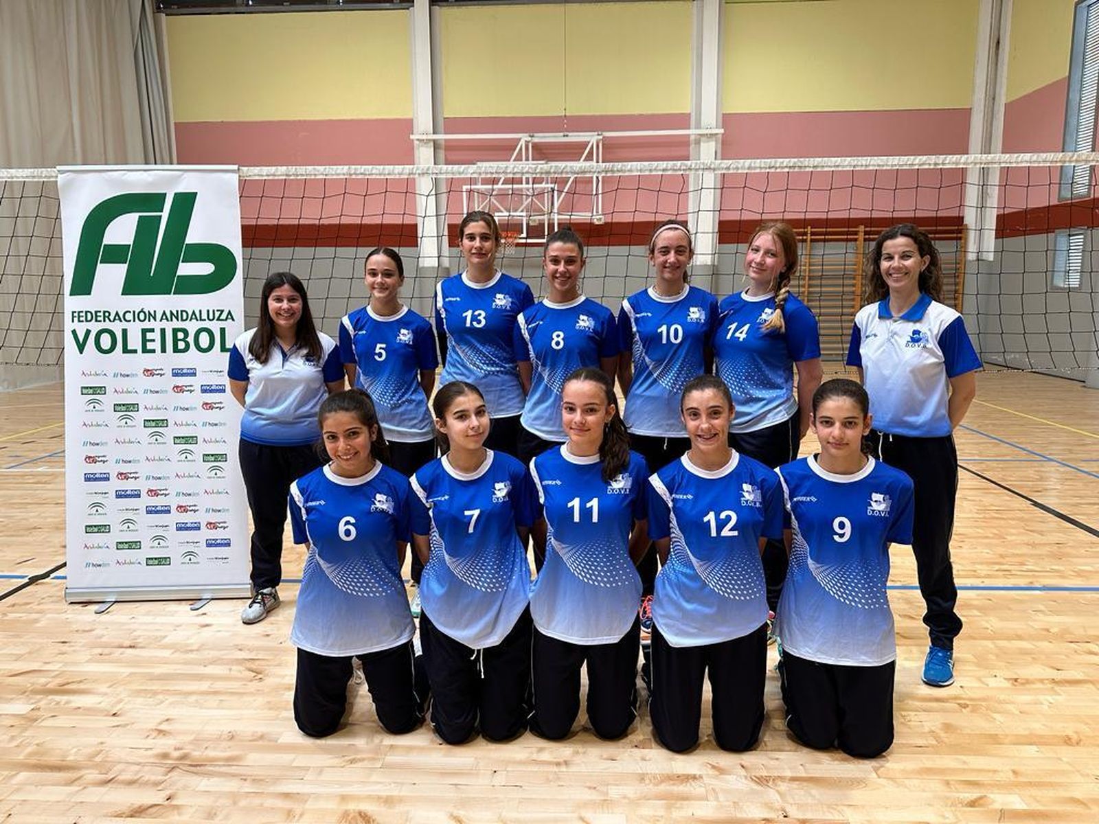 Selección infantil femenina de Huelva.