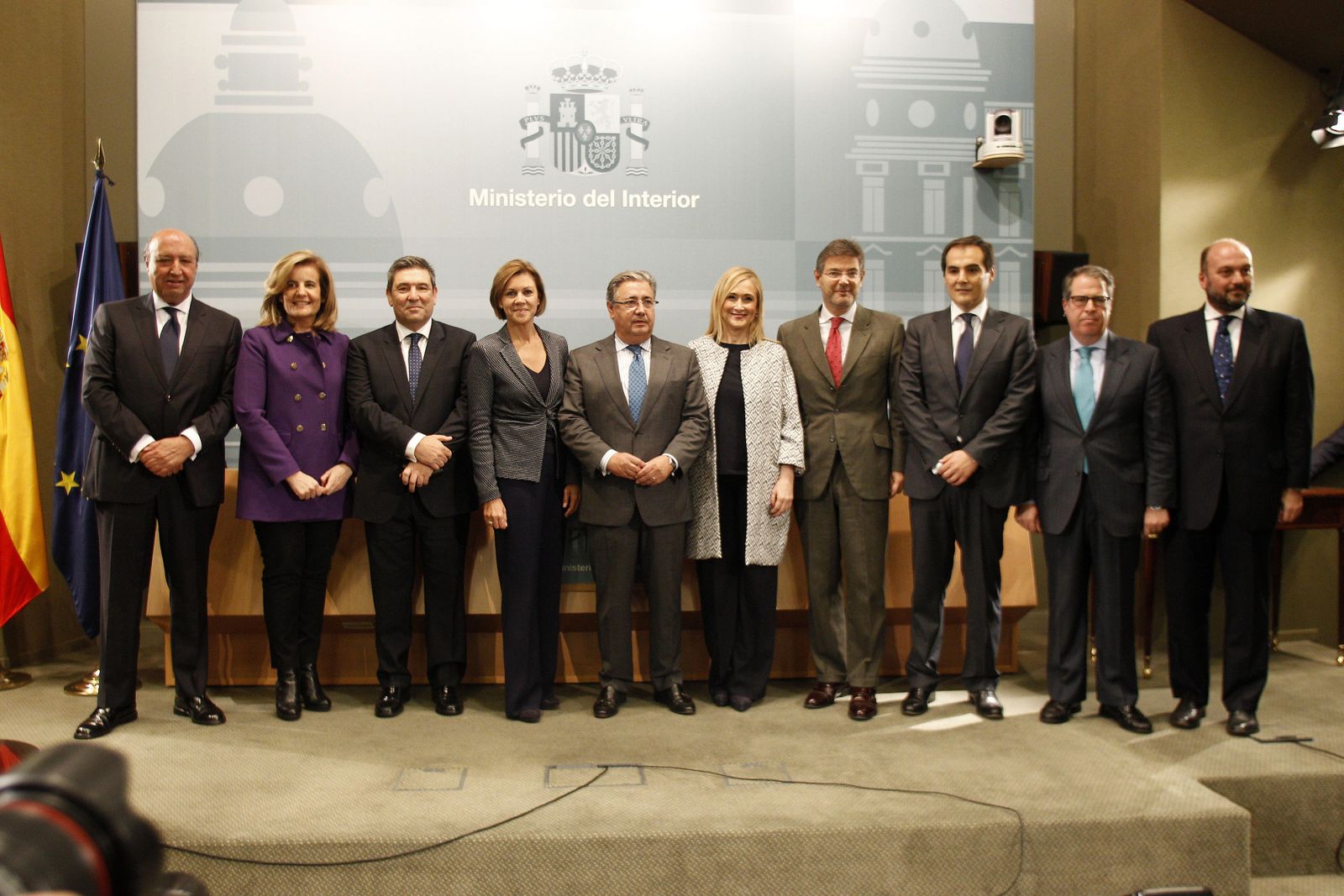 Los miembros del gabinete de Zoido juran sus cargos