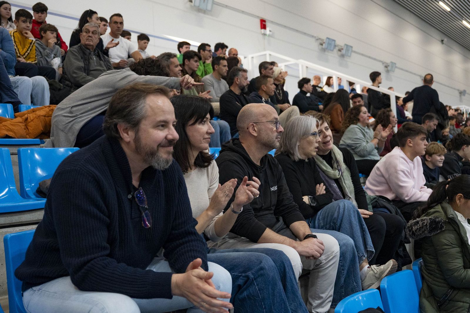 Las imágenes del partido entre Unicaja Costa de Almería y Pamesa Teruel de Superliga de voleibol