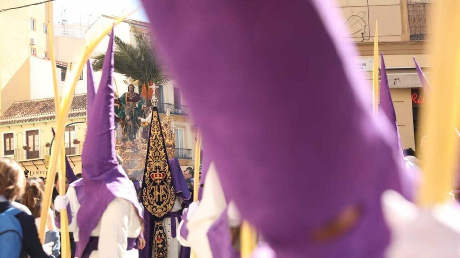 Cortejo de Pollinica el Domingo de Ramos de 2019.