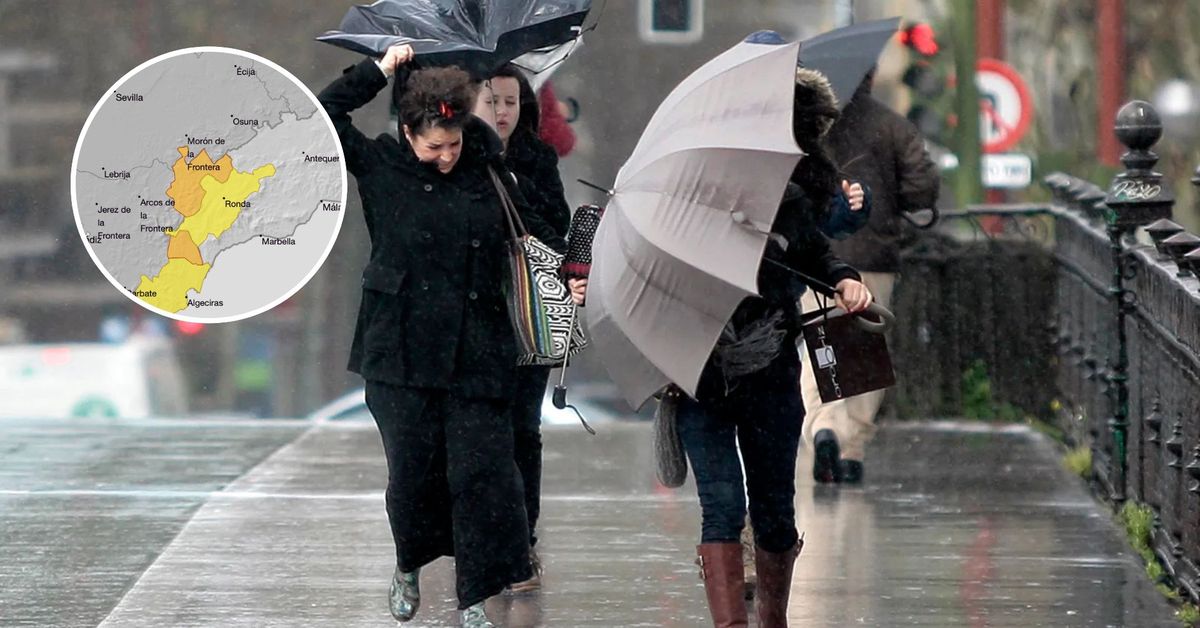 Avisos en Andalucía por lluvia y viento: estas son las zonas más afectadas estos días, según la Aemet