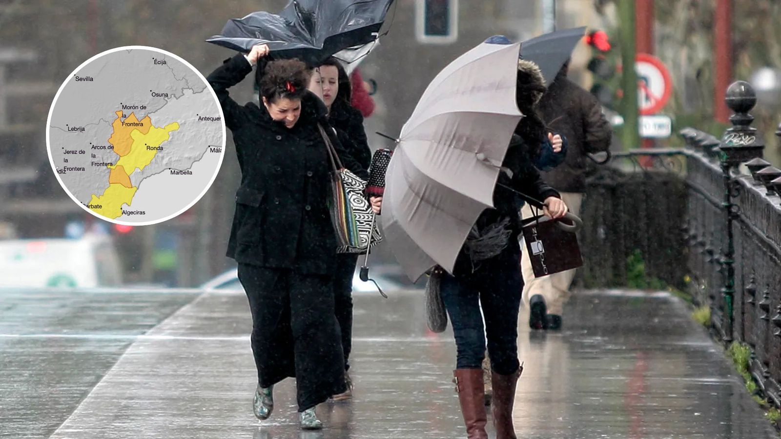 Avisos en Andalucía para la segunda semana de febrero