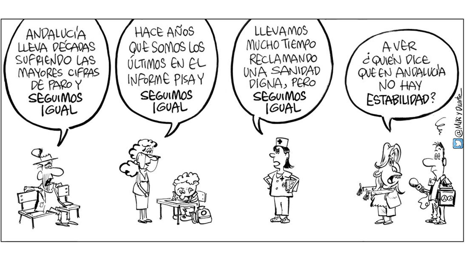 Susana Díaz, cronología viñeta a viñeta