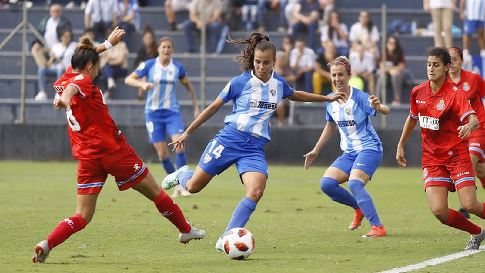 Raquel, en un encuentro de esta temporada