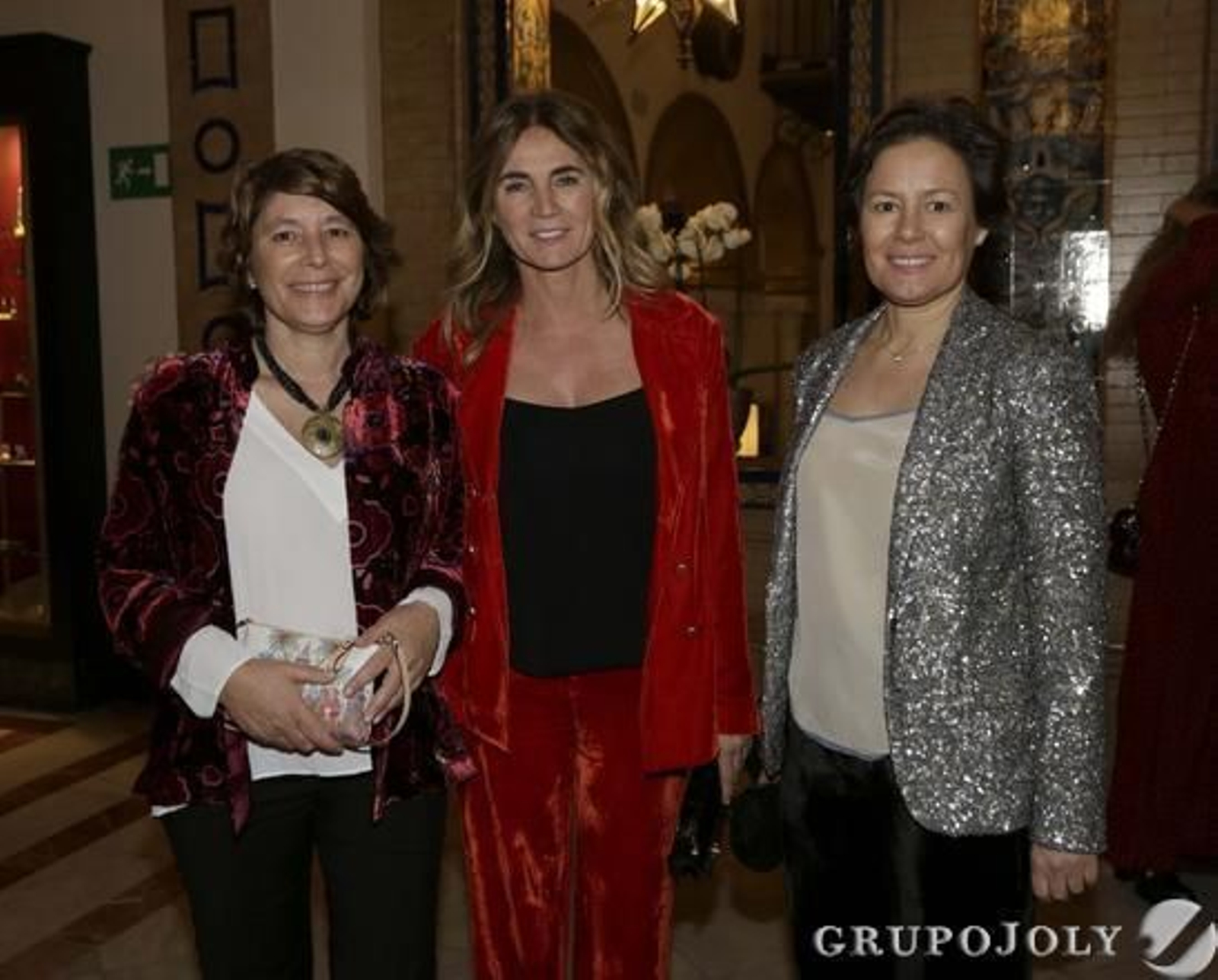 Alicia Moreno de Borbón, Teresa de la Cierva y Beatriz Moreno de Borbón.