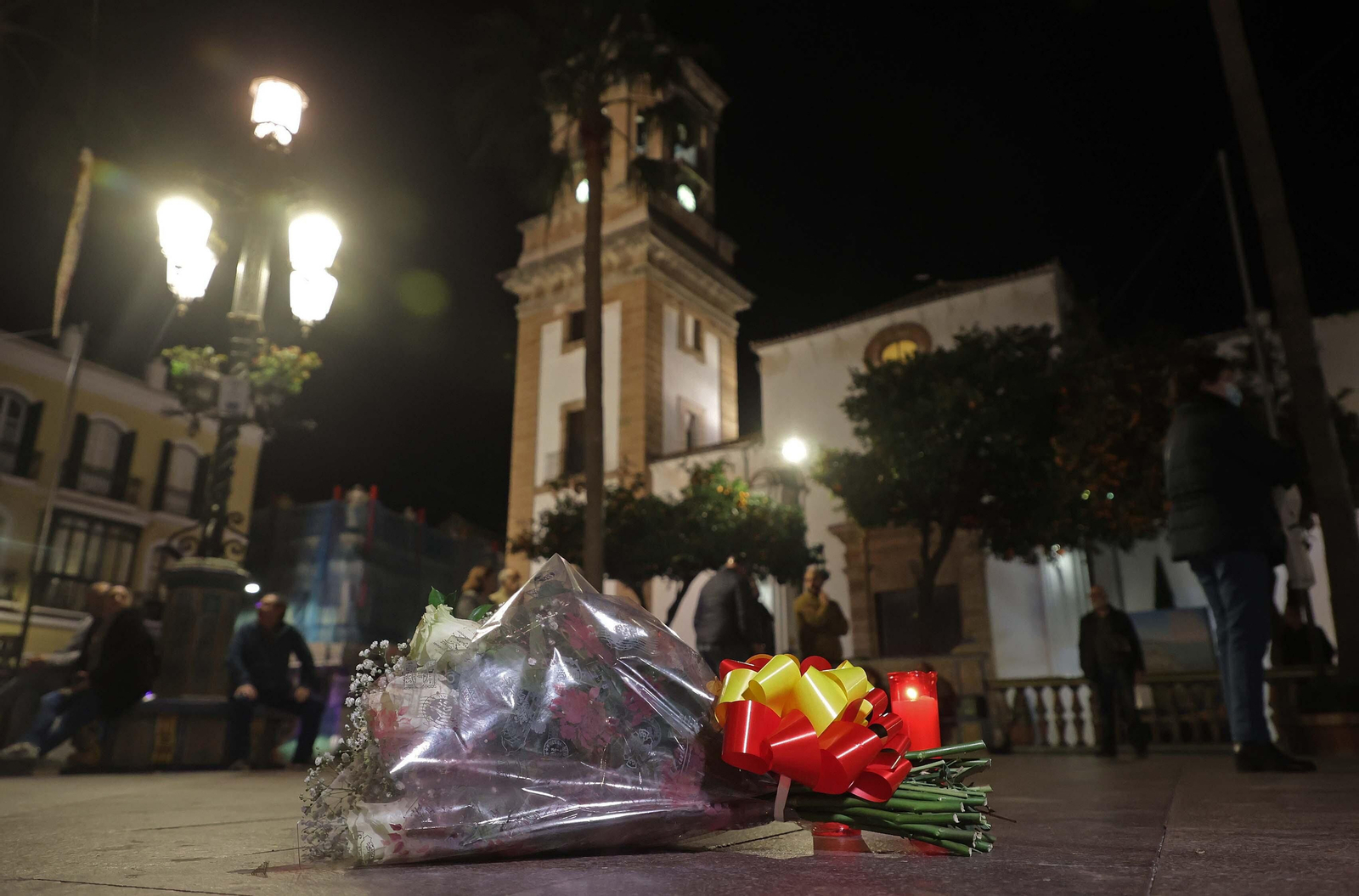 El homenaje a Diego Valencia en el primer aniversario de su asesinato a manos de Yassine Kanjaa, en imágenes