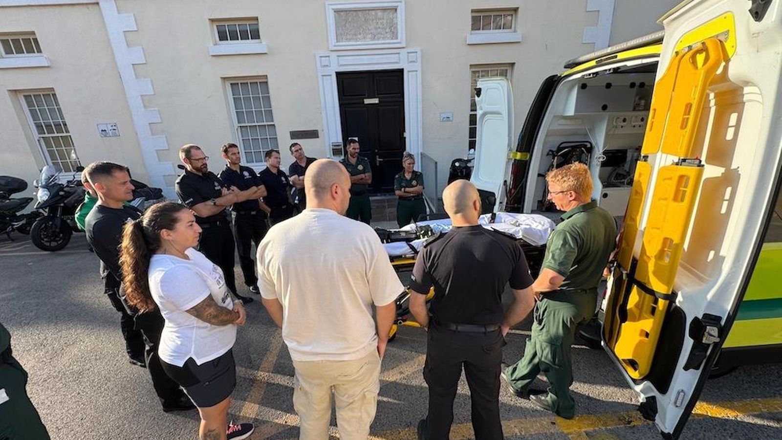 La formación antiterrorista en Gibraltar.