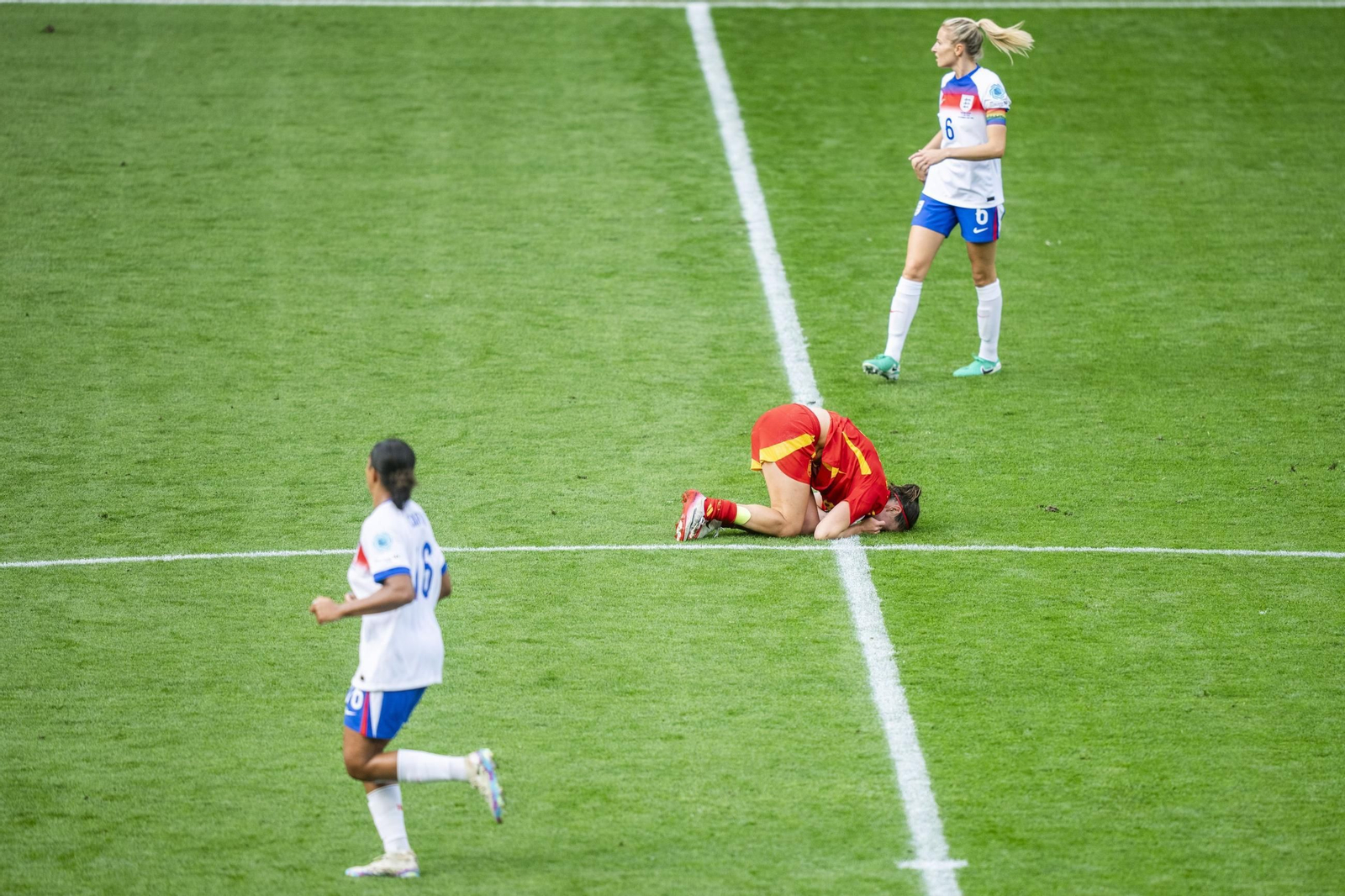 Las mejores imágenes de la final España - Inglaterra de la Eurocopa femenina