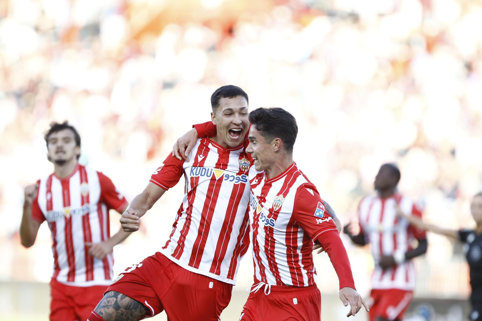 El partido U.D. Almería-Cádiz C.F. en imágenes