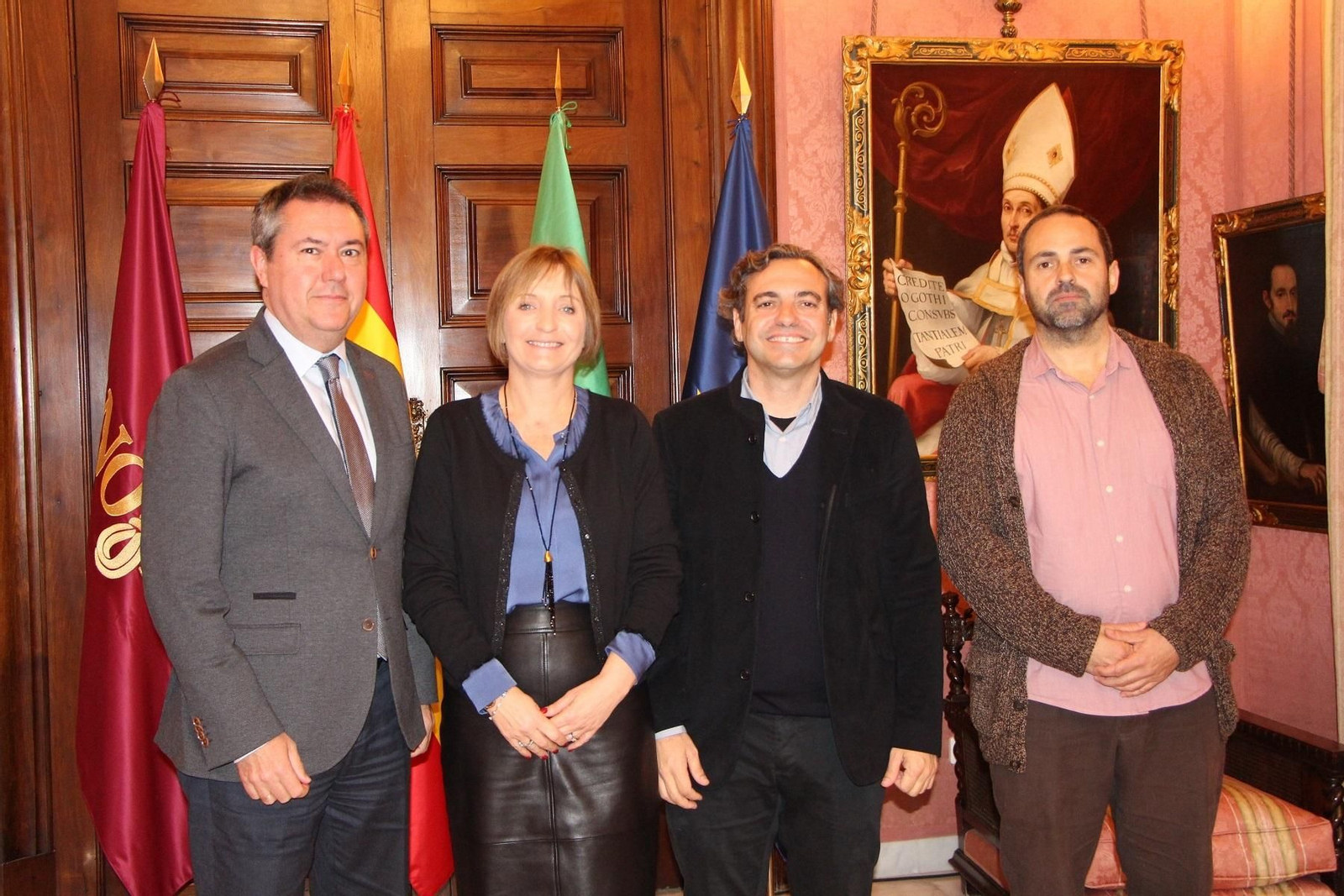 Convenio entre el Ayuntamiento de Sevilla, La Caixa y la Asociación Ponte.