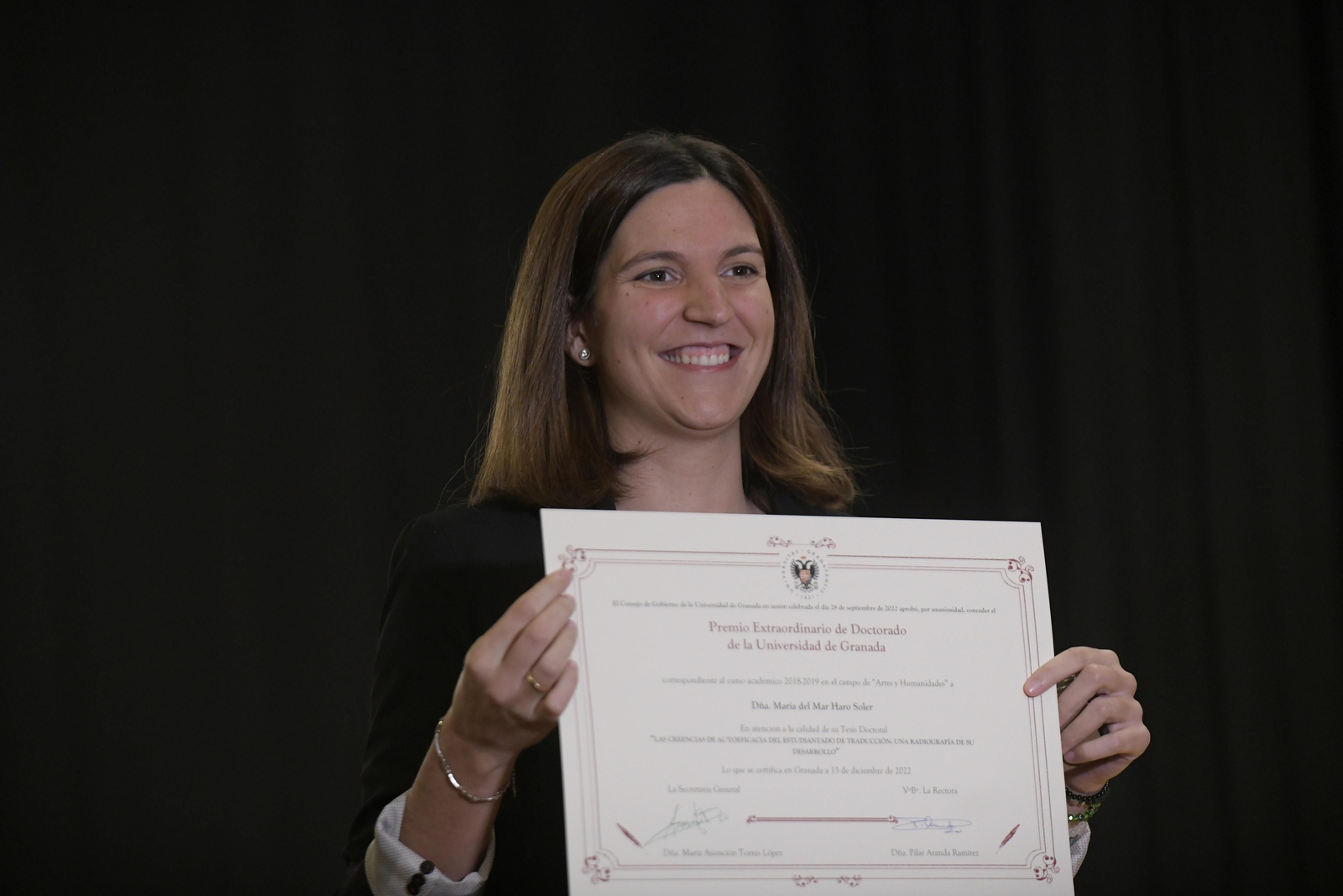 La UGR entrega los Premios Extraordinarios de Doctorado correspondientes al curso 2018/2019