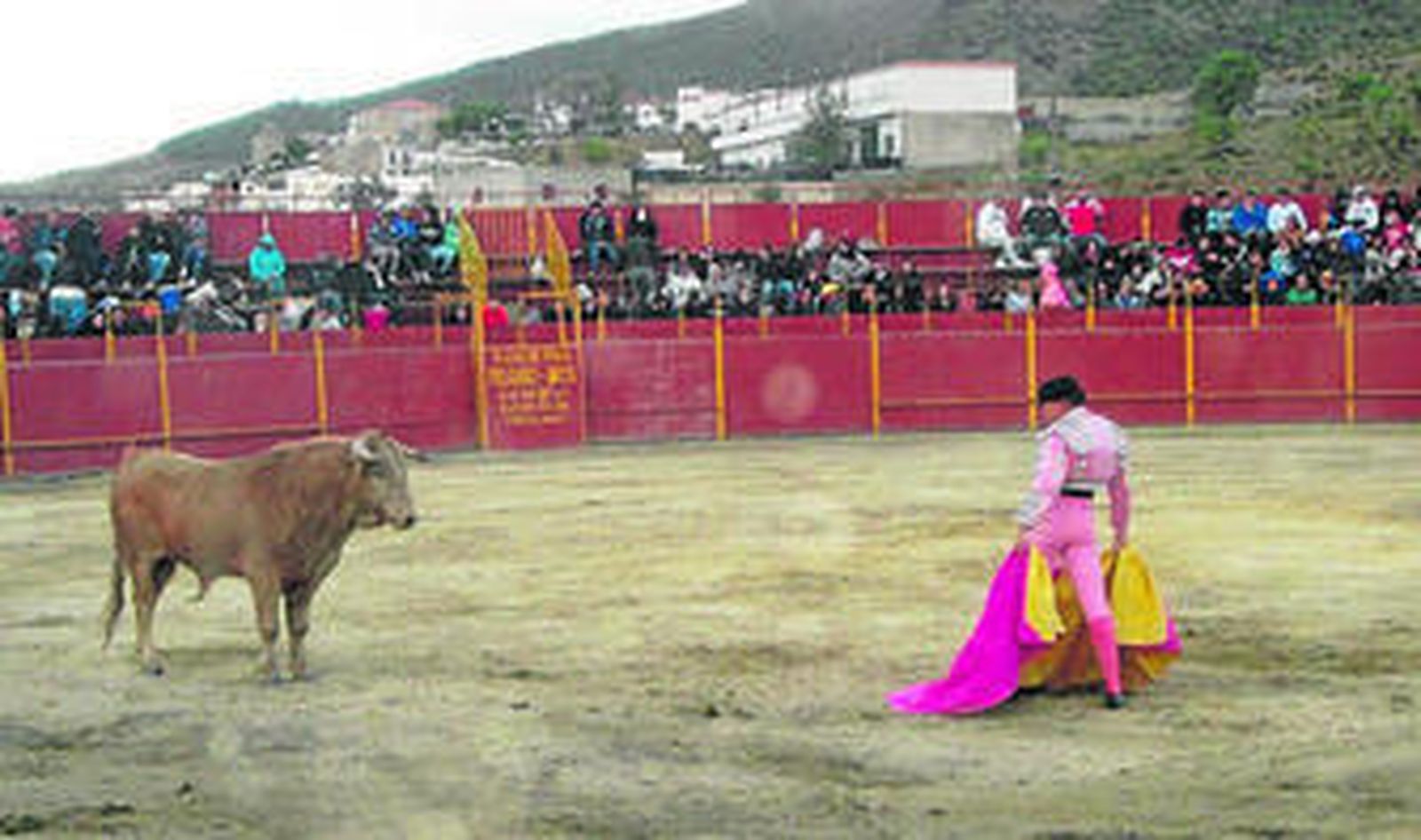 José Cabrera en una novillada.