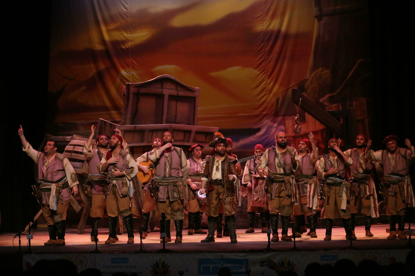 Comparsa A base de palos.