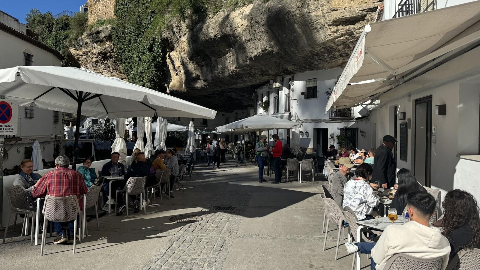 Gran animación estos días en Setenil Gran animación estos días en Setenil