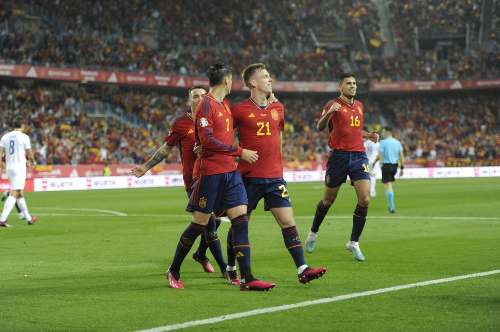 El España-Noruega de Málaga, en fotos