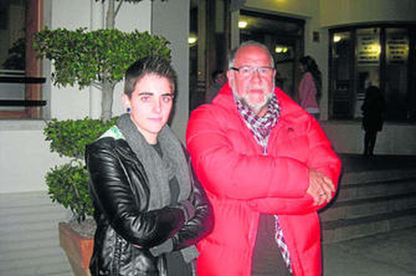 Noelia Ramírez y Santiago Rubio, ayer, en Torremolinos.
