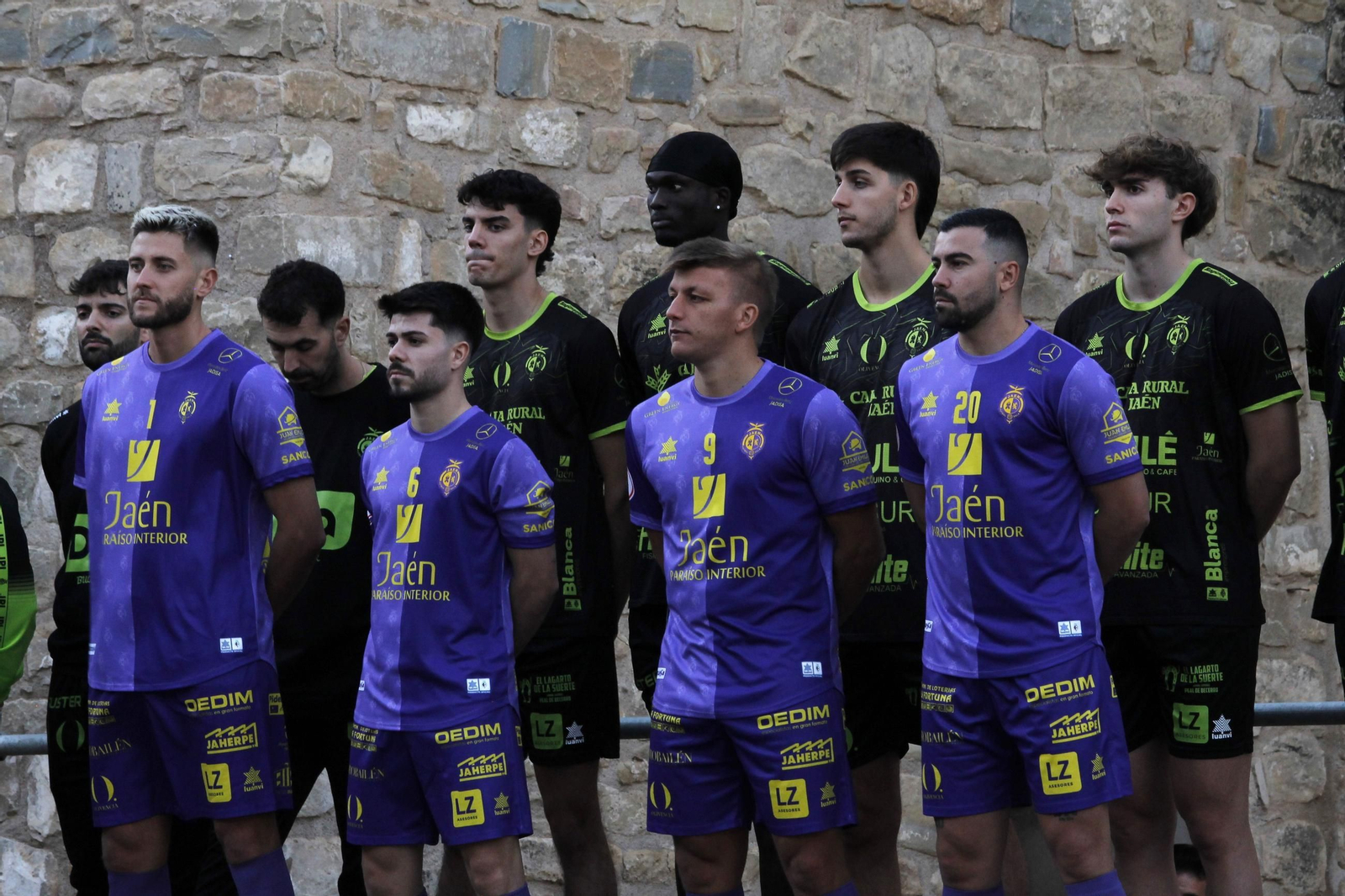 Presentación del Jaén Paraíso Interior FS en el Castillo de Sabiote, en imágenes